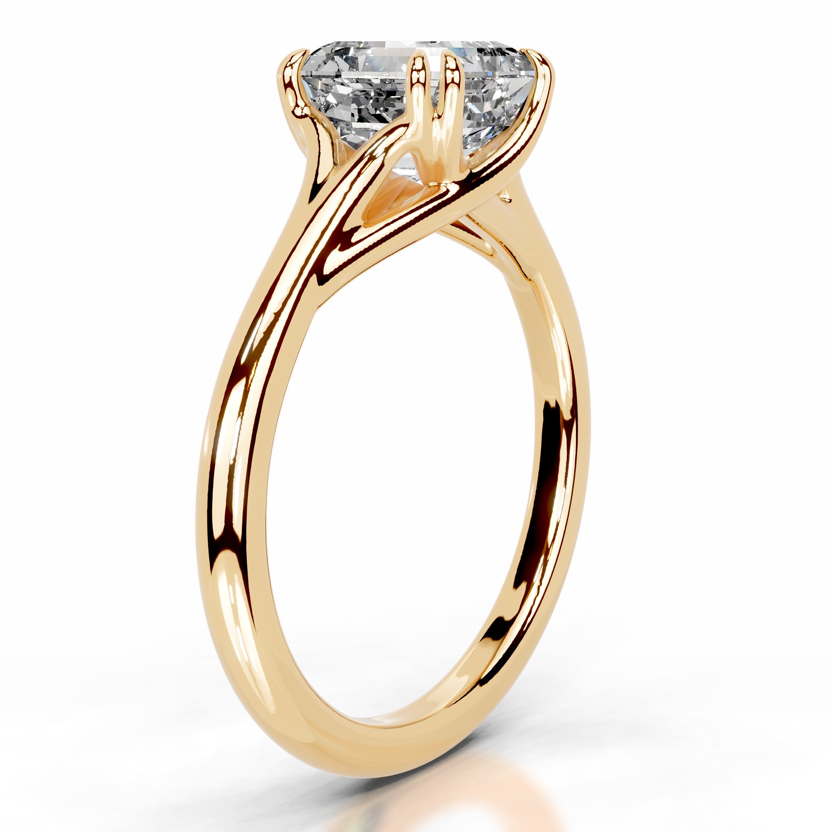 Ellie Lab Grown Diamond Ring - 18K Yellow Gold、mySite、hinf8tx79