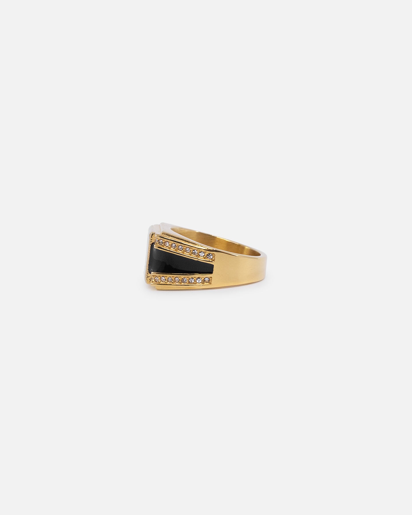 NXS Statement Ring Gold/Black、mySite、zt4zffjzw