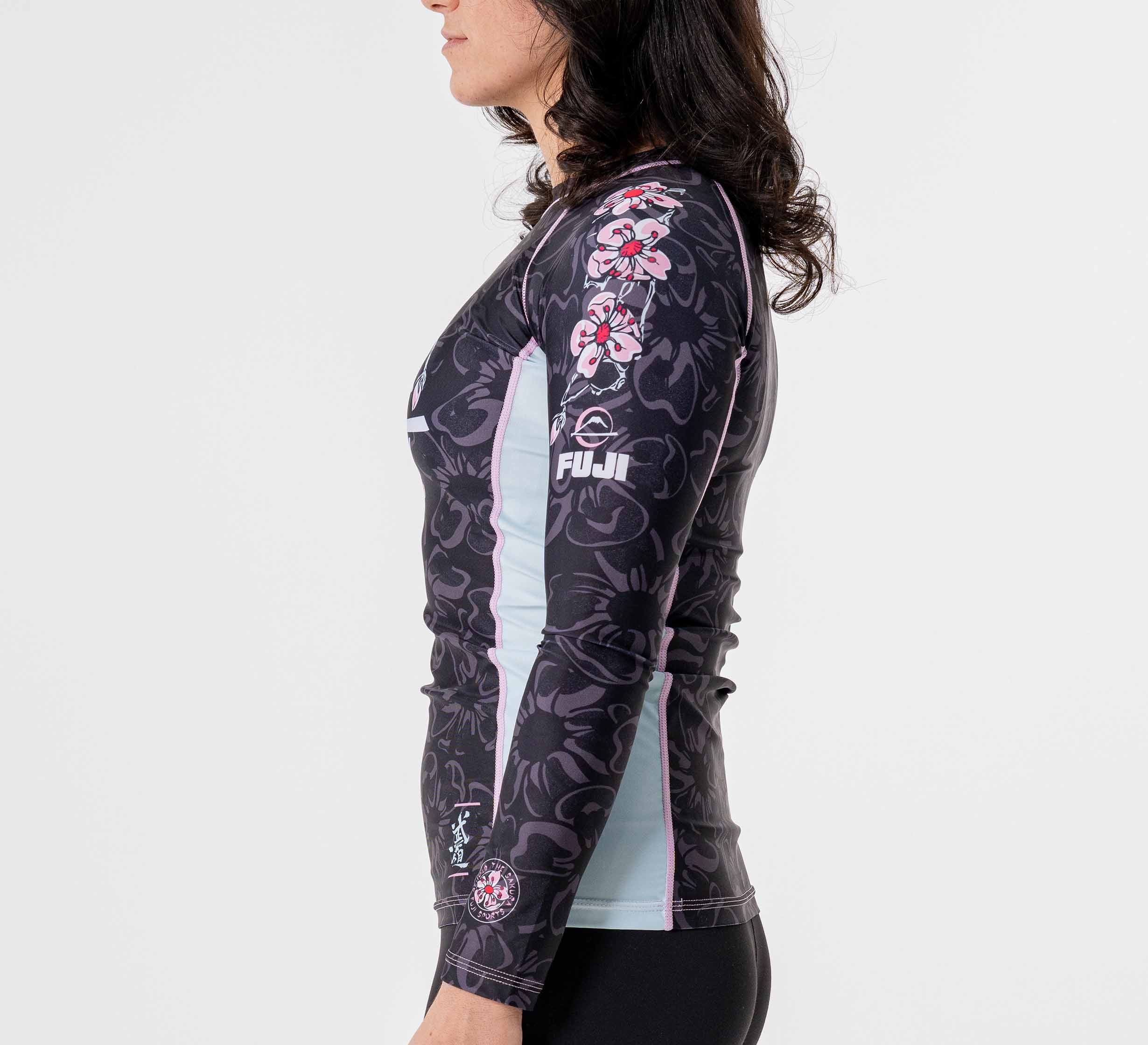 Womens Blossom Rashguard Black/Pink、mySite、gigharbornorthrealestate