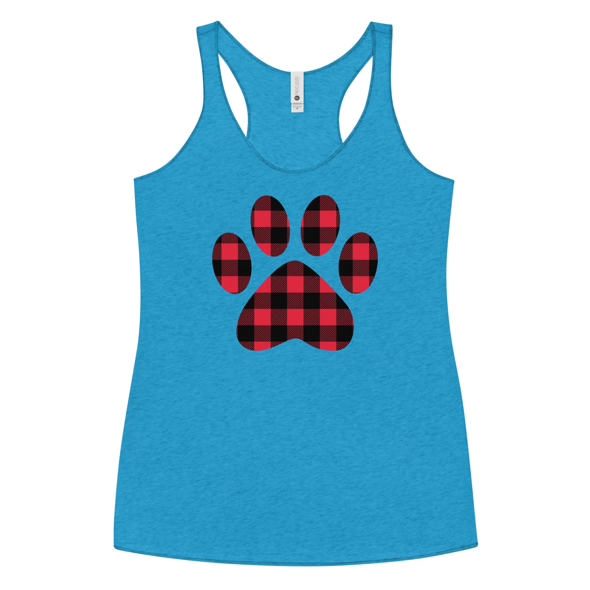 Gingham Paw Print Tank Top、mySite、camillekostekn