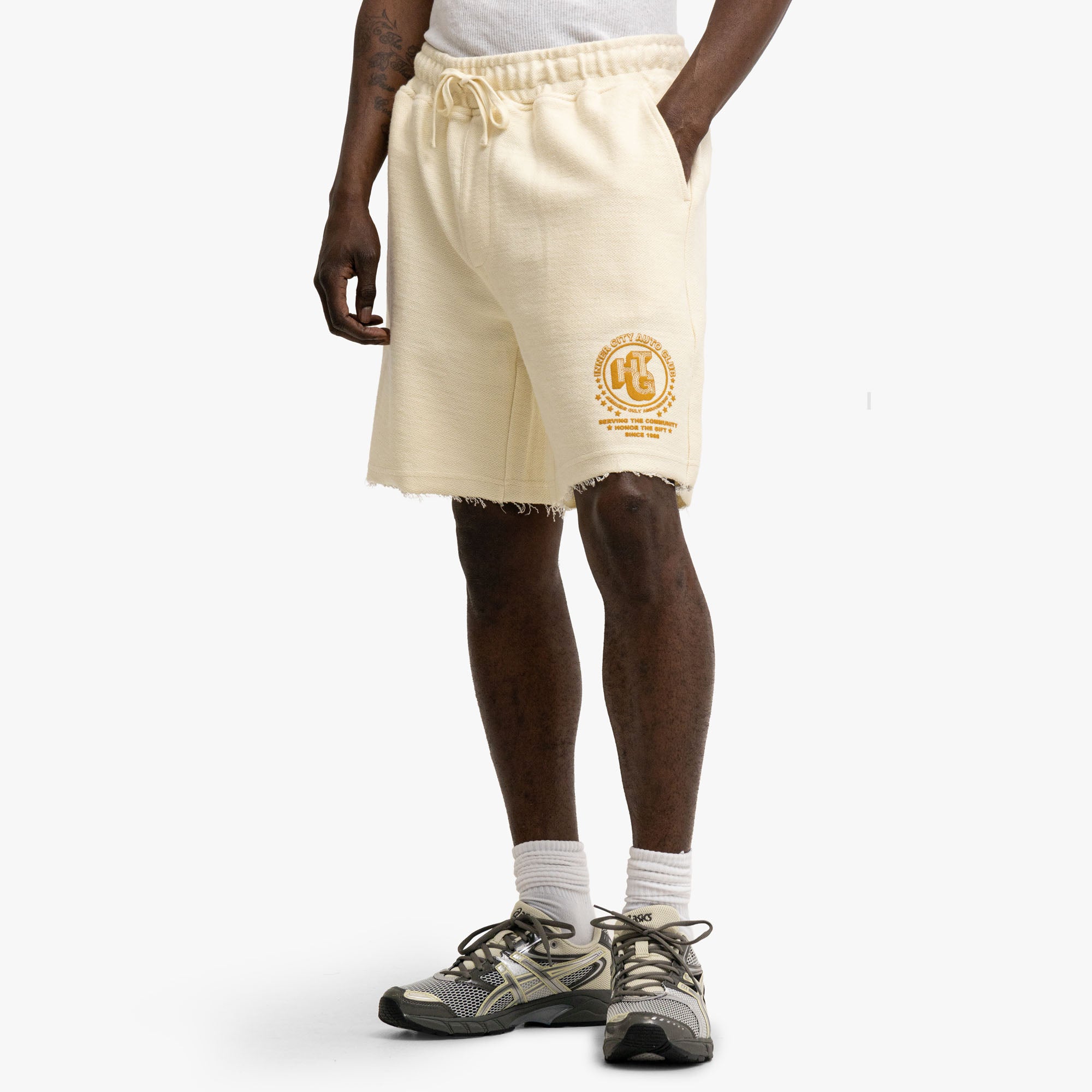  Honor The Gift Race Short White、mySite、merchandisen