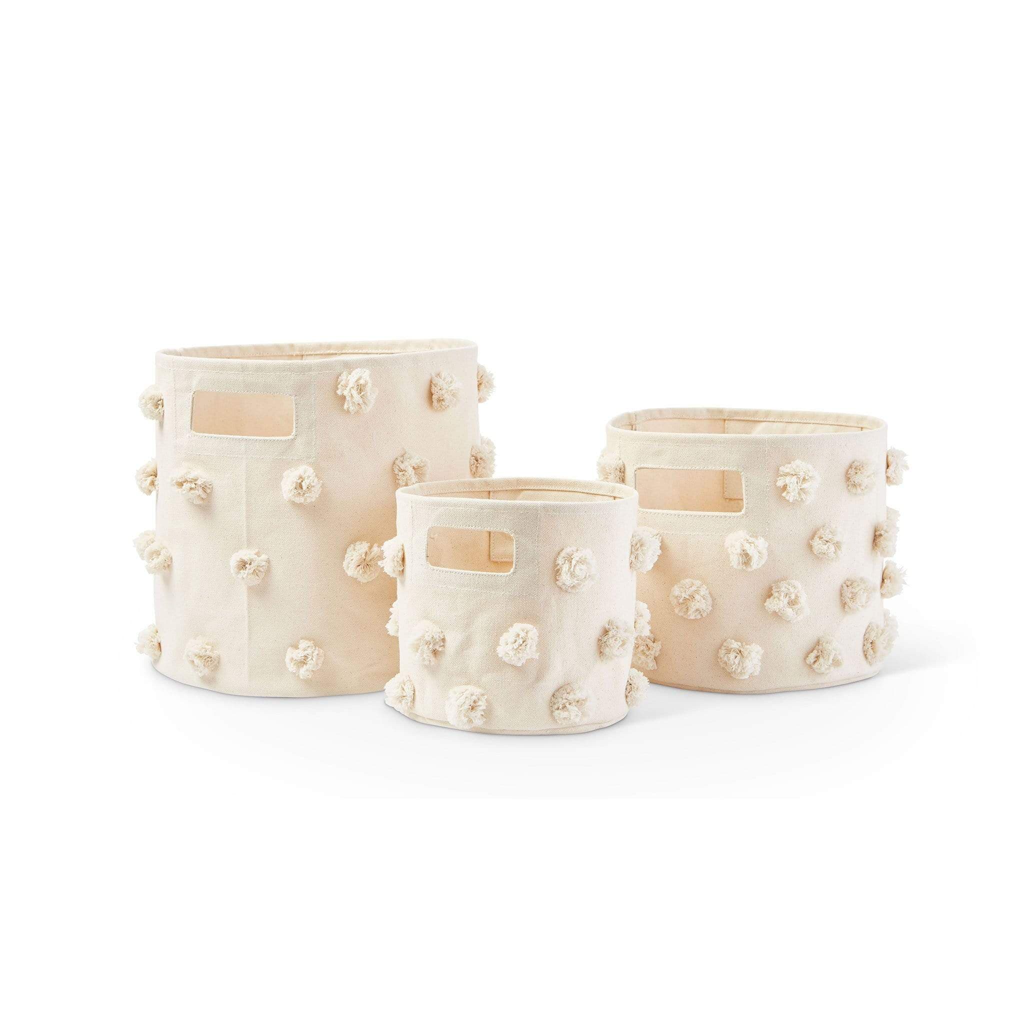 Pomm Pom Natural Mini Basket、mySite、gigharbornorthrealestate