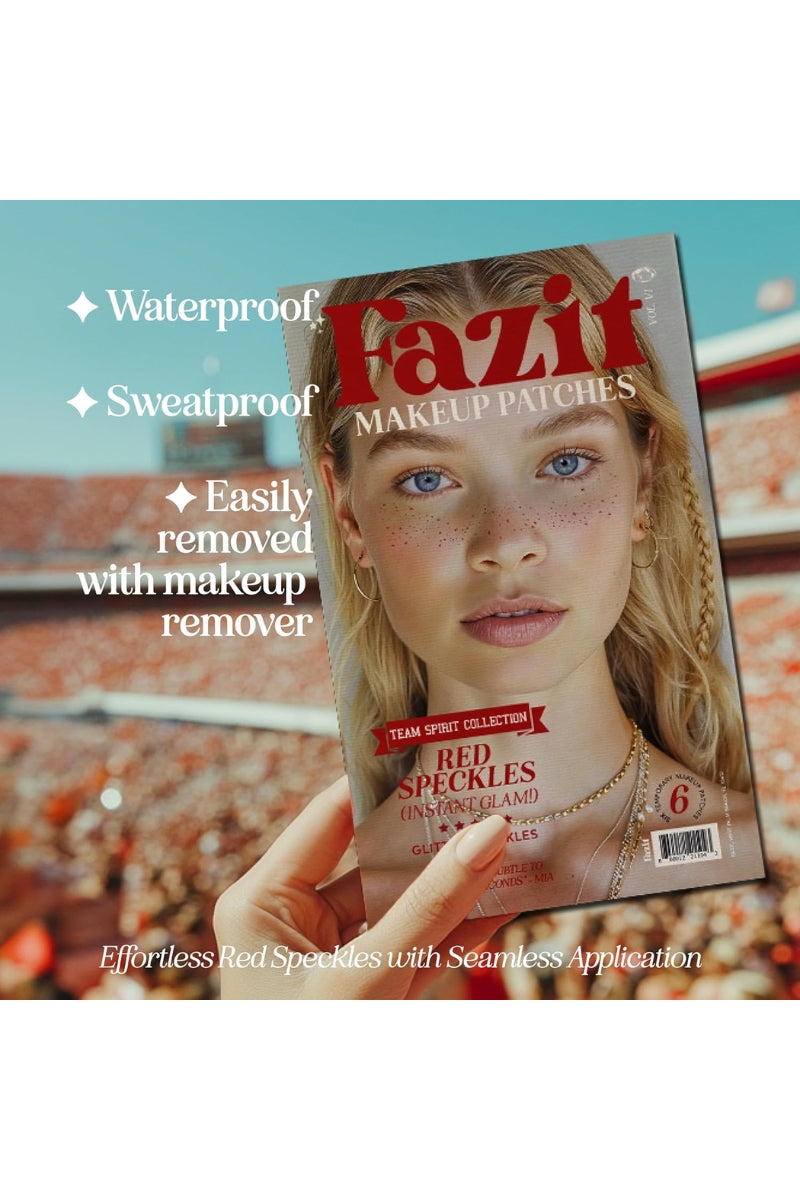 Fazit Glitter Freckles Makeup Patches- Red Spirit Speckles、mySite、hinf8tx79