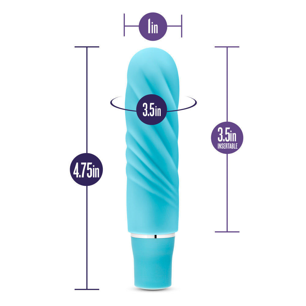 Luxe By Blush® | Nimbus Aqua 4.75-Inch Vibrating Mini Vibrator、mySite、bottomscart
