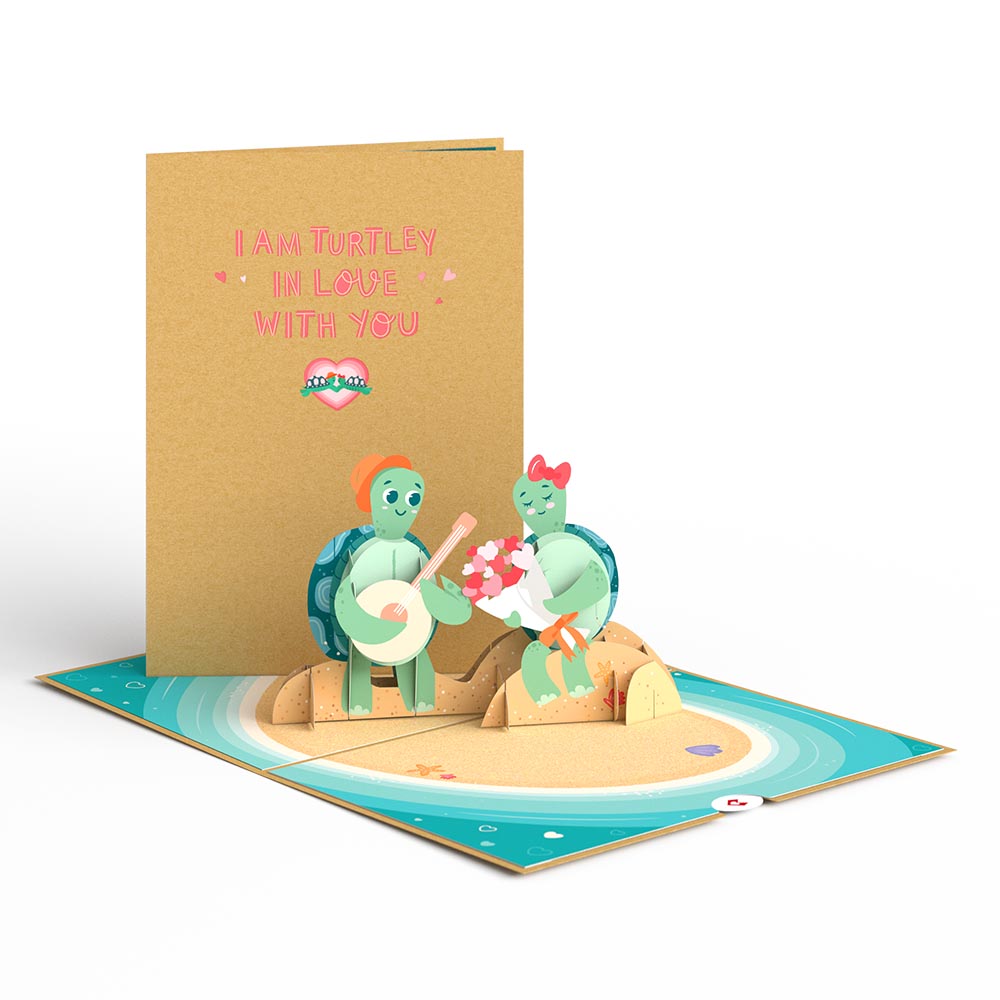 Turtley in Love Pop-Up Card、mySite、solidvoid