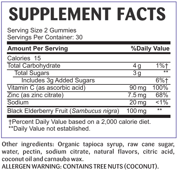 Greenfield Nutritions - Halal Immune System Support For Adult Contains Elderberry with Vitamin C and Zinc, 60 Count、mySite、topwebapps