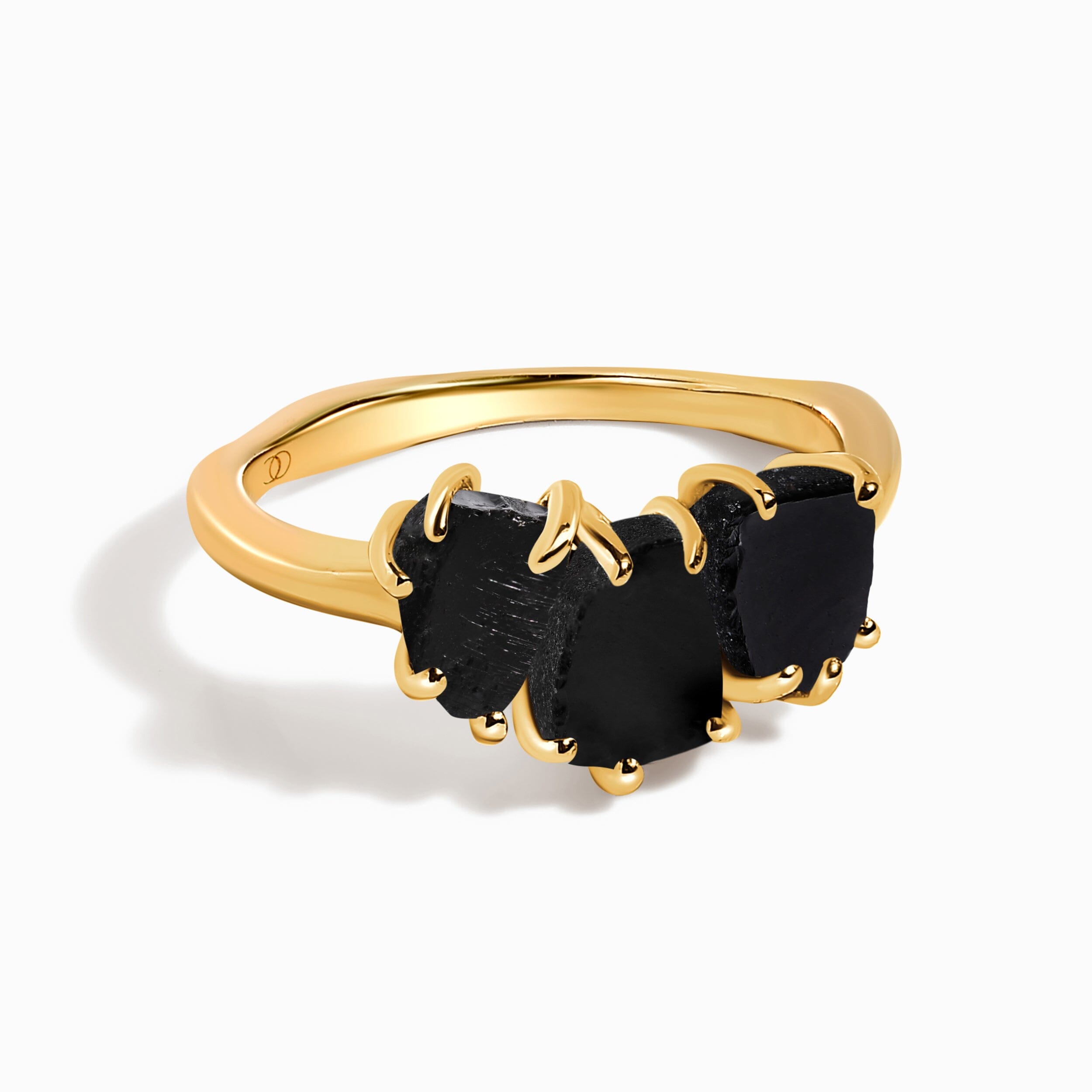 Raw Crystal Ring - Enchanted Black Obsidian、mySite、hinf8tx79