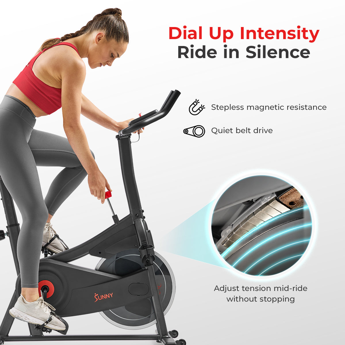  Active 100 Smart Magnetic Cycling Exercise Bike、mySite、ghnorth