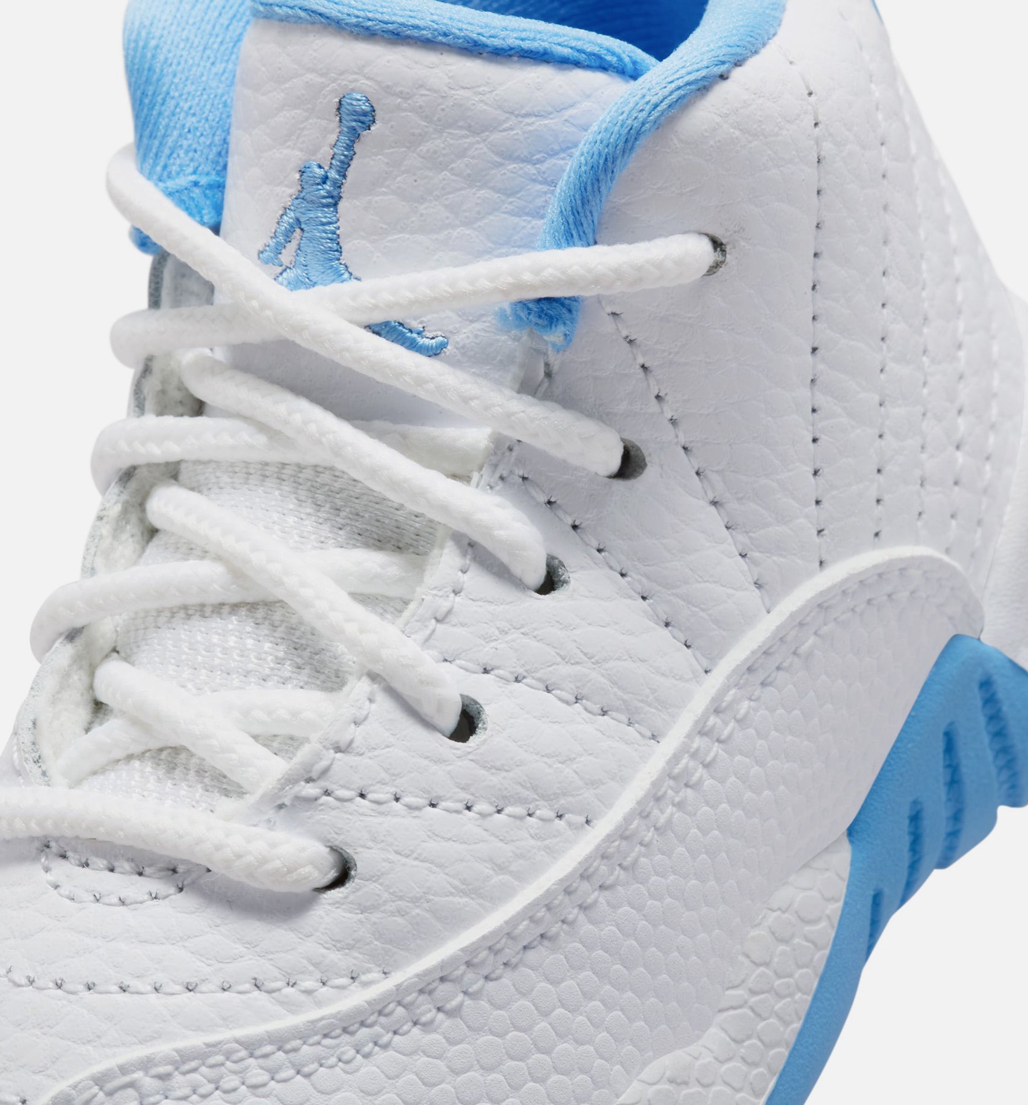 Air Jordan 12 Retro White and University Blue Infant Toddler Lifestyle Shoe - White/University Blue/Metallic Silver Free Shipping、mySite、dreamappss