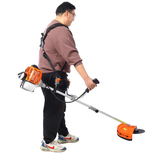 52cc Weed Eater/Wacker Gas Powered, 2 in 1 String Trimme,with 10'' Brush Cutter,Rubber Handle & Shoulder Strap Included、、eastwooduniform