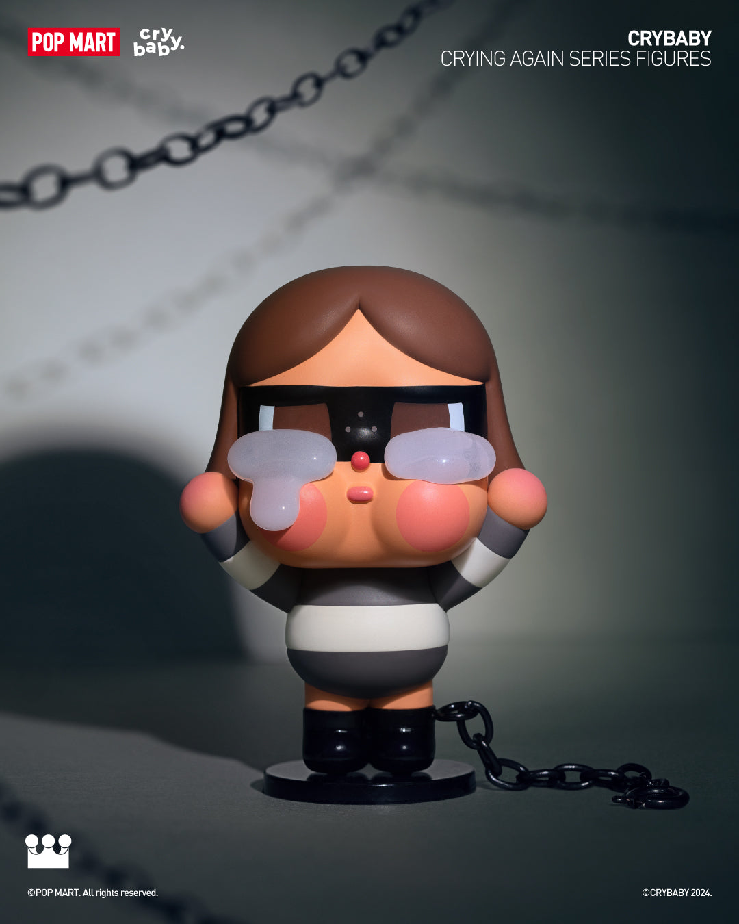  POP MART CRYBABY Crying Again Series Figures、mySite、greenlandpopulation