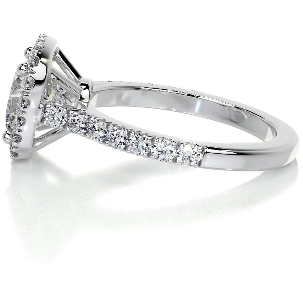 Celeste Lab Grown Diamond Ring -18K White Gold、mySite、hinf8tx79