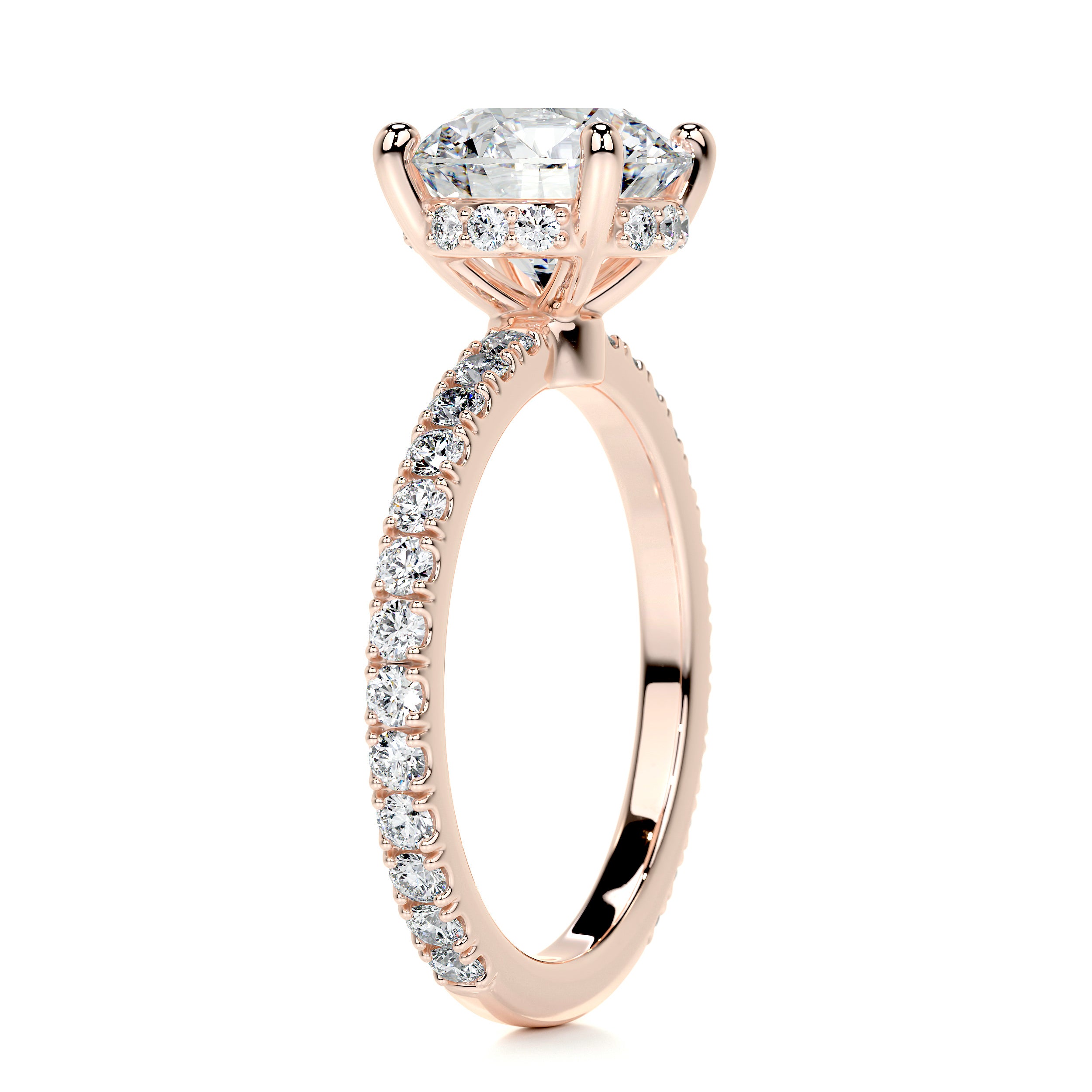 Nellie Diamond Engagement Ring -14K Rose Gold、mySite、hinf8tx79