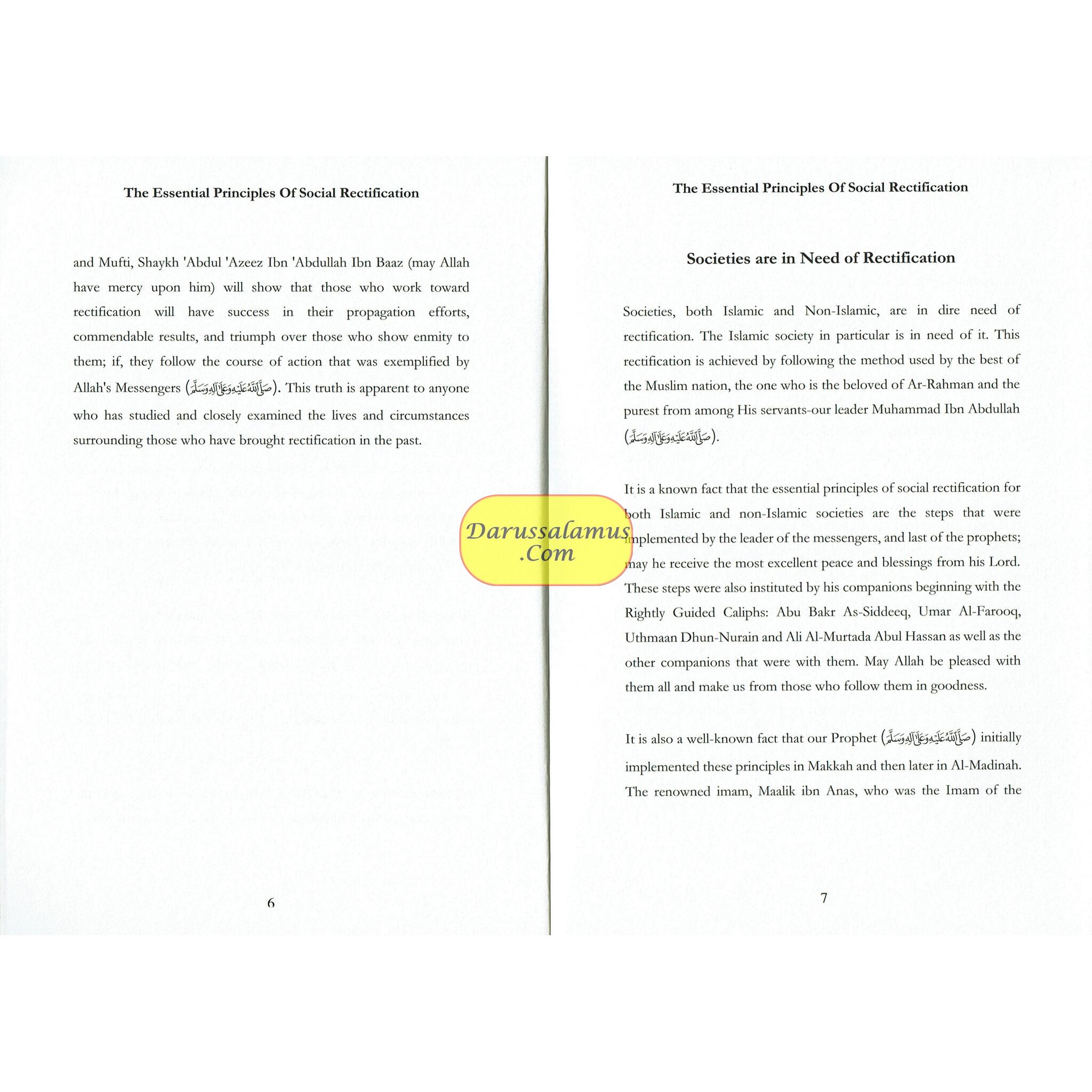 The Essential Principles of Social Rectification By Shaykh Abdul Azeez Ibn Baaz、mySite、topwebapps