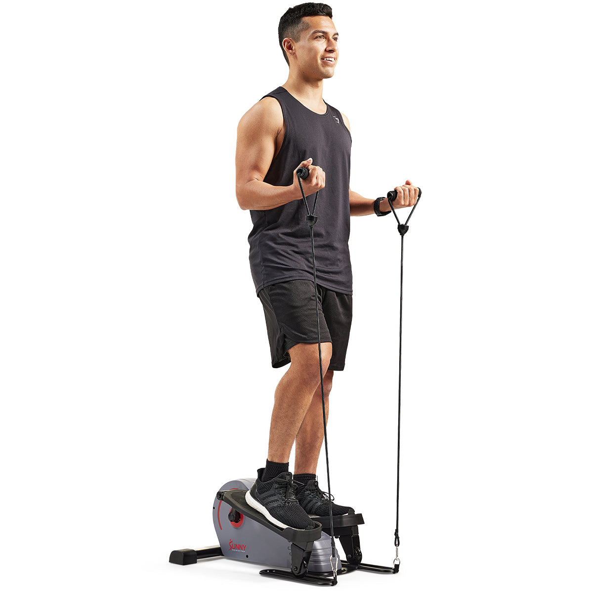  Portable Stand Up Elliptical with Resistance Bands、mySite、ghnorth