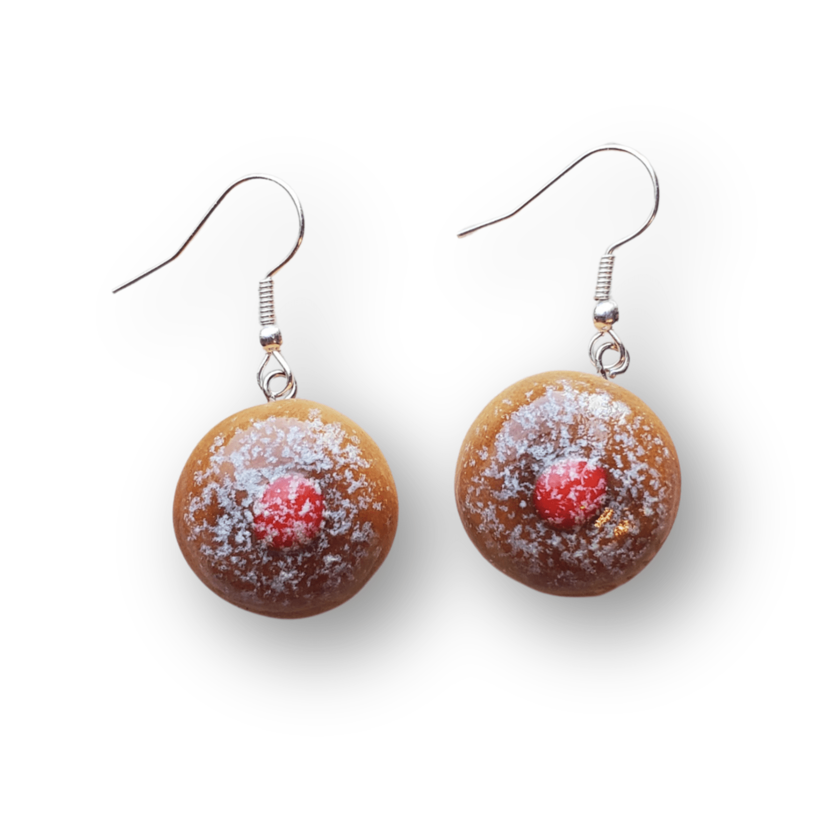 Clay Sufganiyot Earrings、mySite、topwebapps