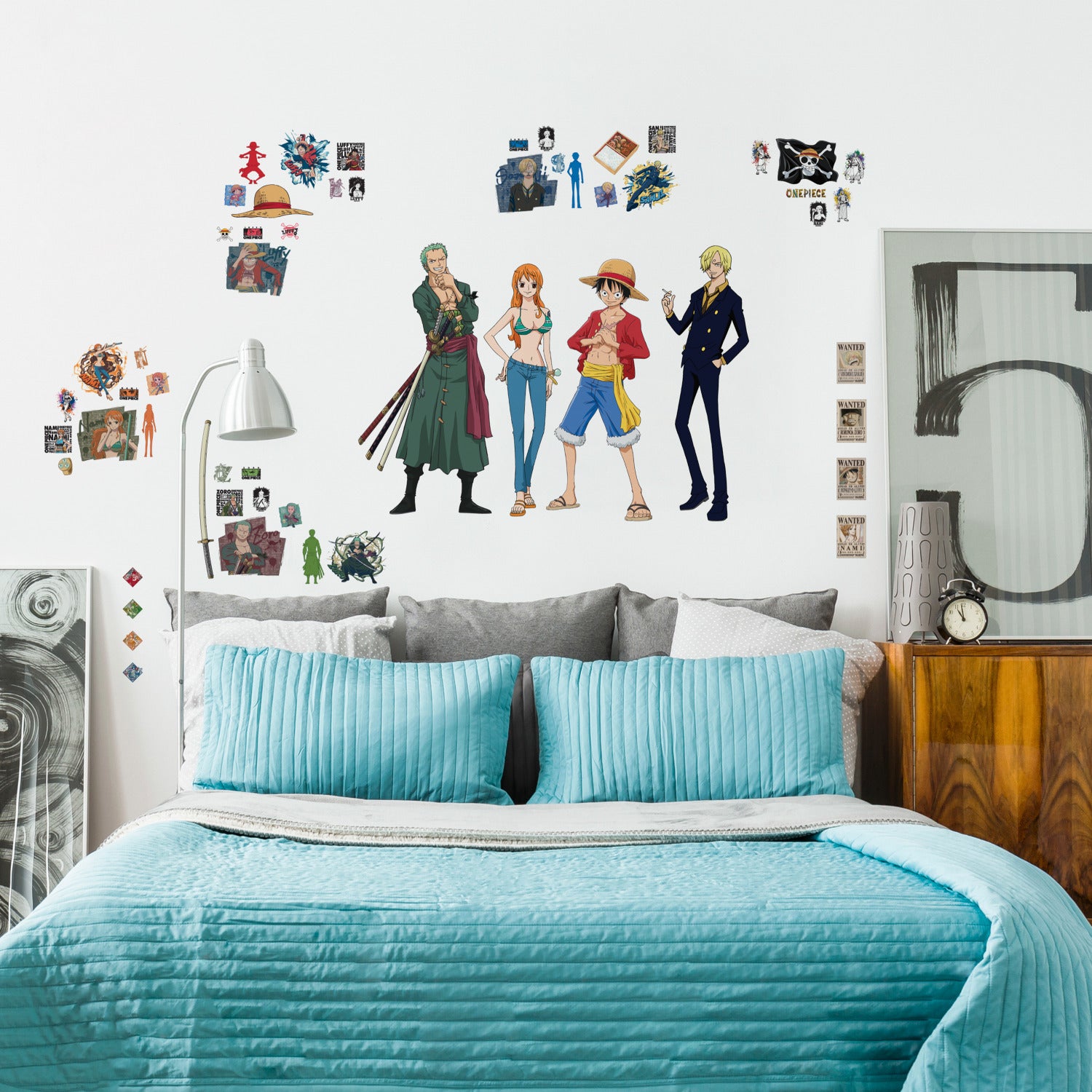  One Piece Wall Sticker Decals、mySite、ghnorth