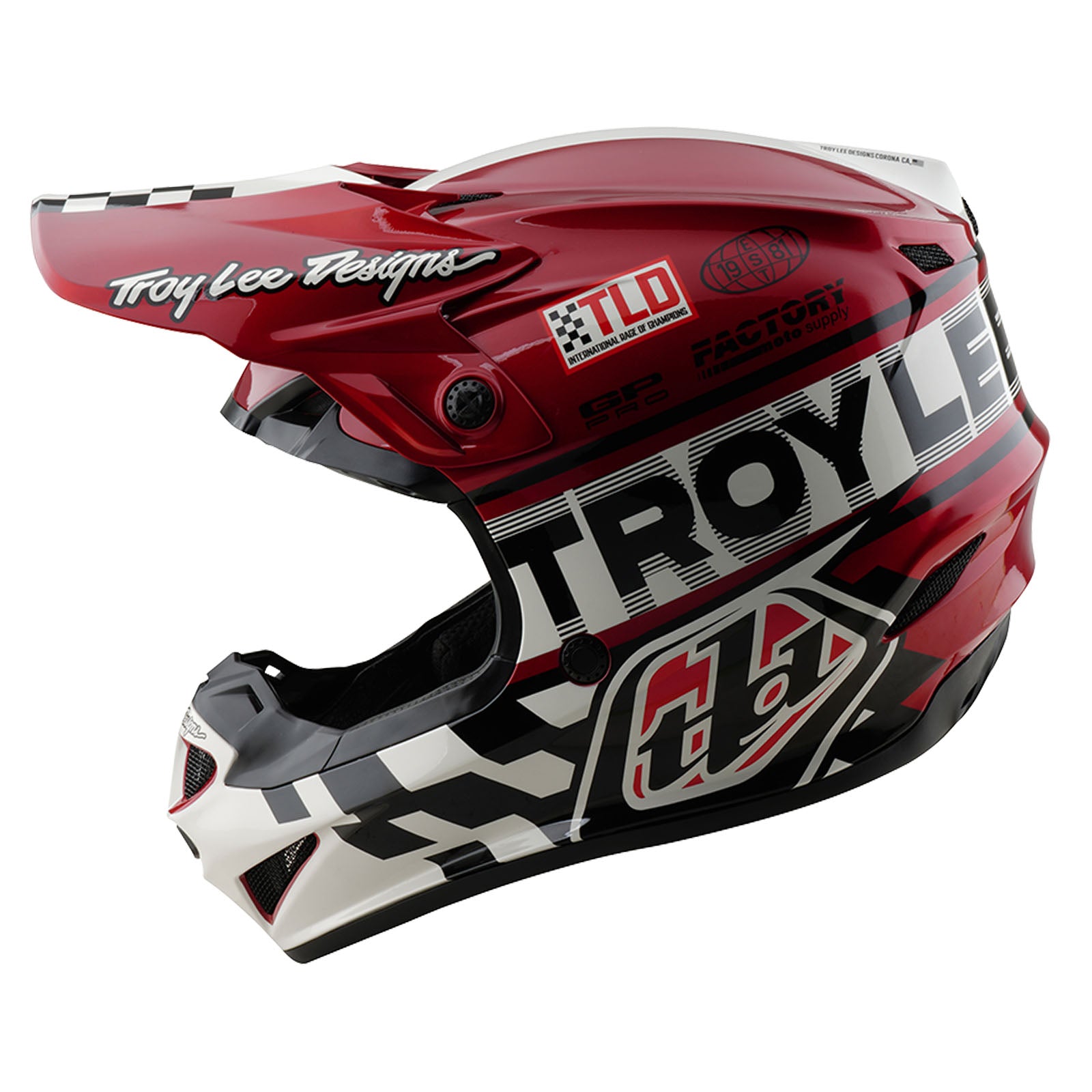 Youth GP Pro Helmet Fifty-50 White / Red、mySite、dreamappss