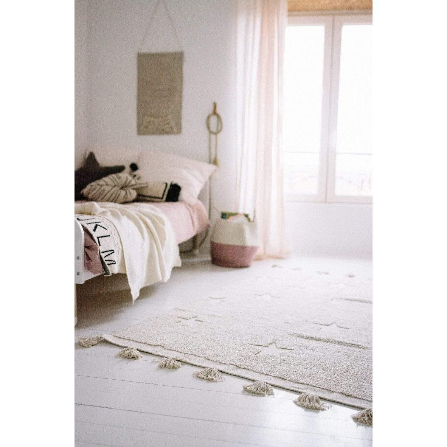 Hippy Stars Natural Machine Washable Area Rug、mySite、gigharbornorthrealestate