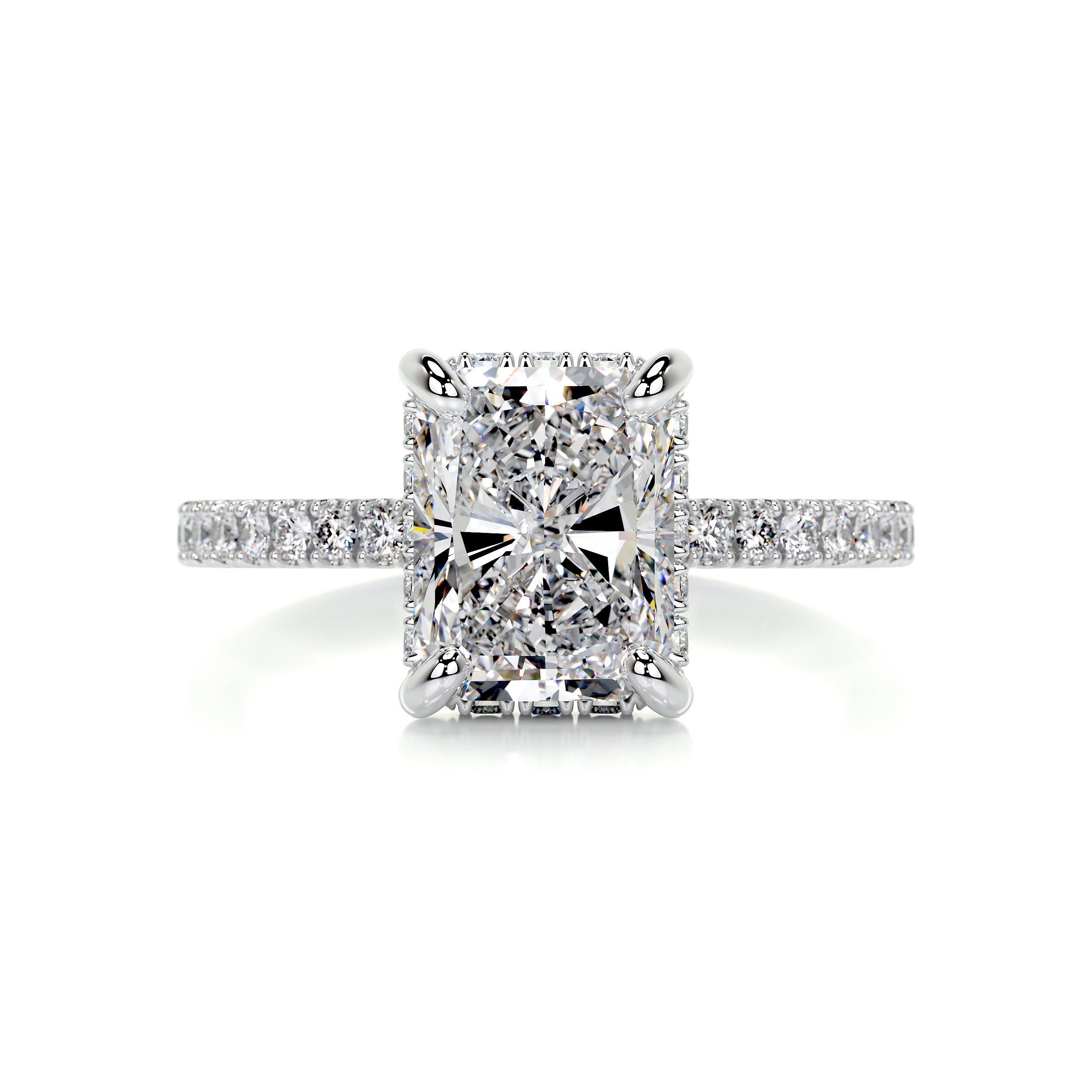 Luna Diamond Engagement Ring -14K White Gold、mySite、hinf8tx79