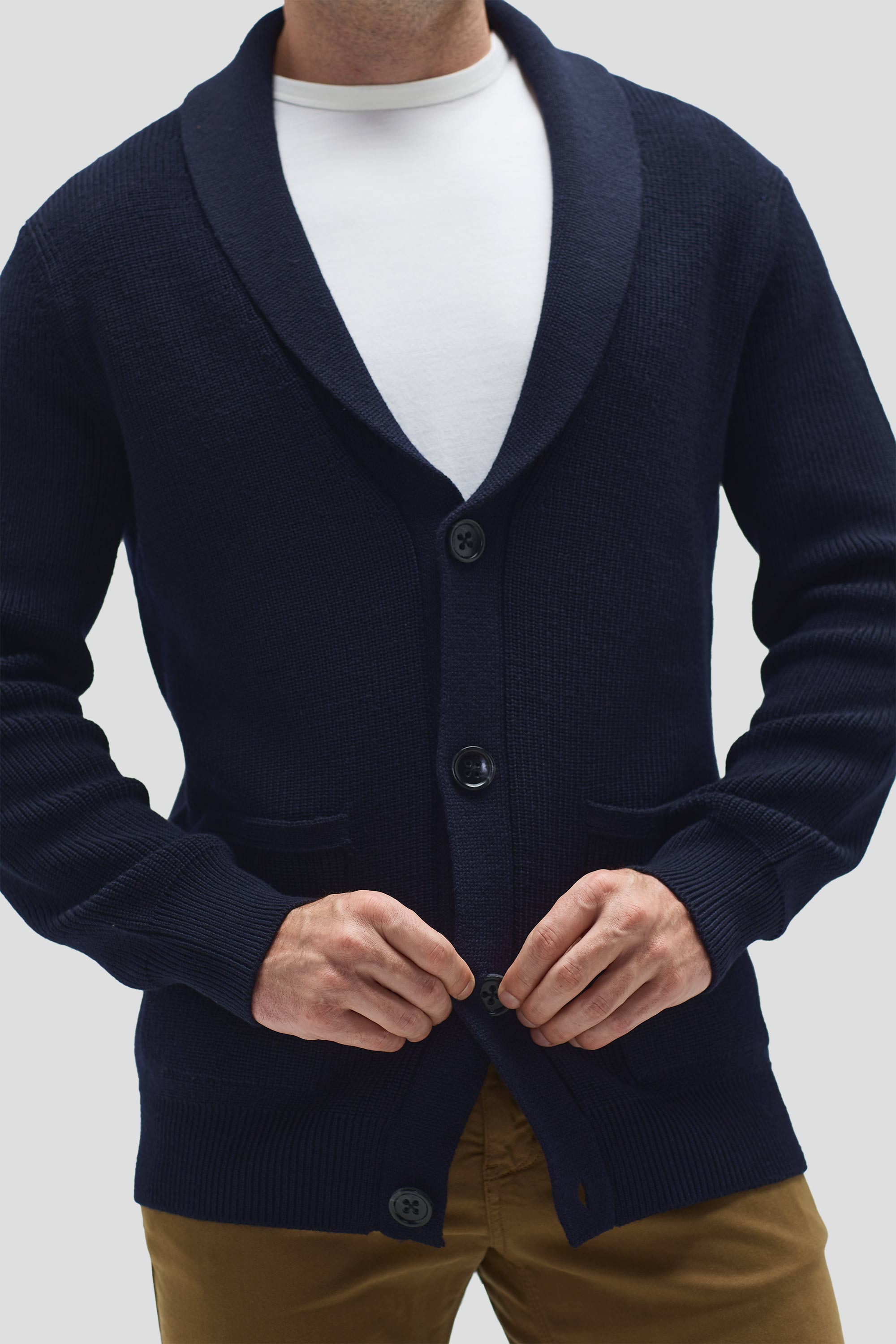 Men's Merino Cardigan、mySite、noshort