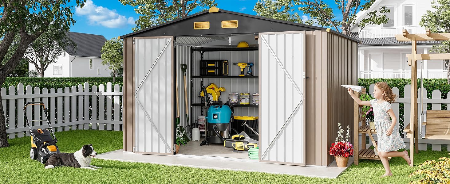 outdoor storage shed