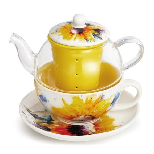 Sunflower Tea Pot and Cup Set, Tea Time Anyone? By Dean Crouser Perfect Gift! *、mySite、g9winljtr