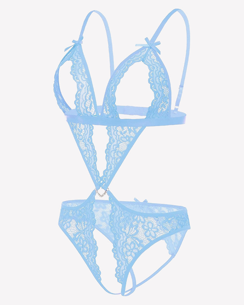 Lace Deep V Teddy Bodysuit、mySite、bengalsvssteelers