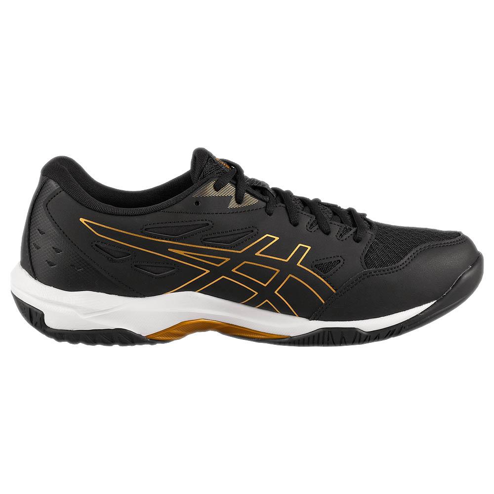 Asics Men's Gel-Rocket 11 - 2E Width - Black/Pure Gold