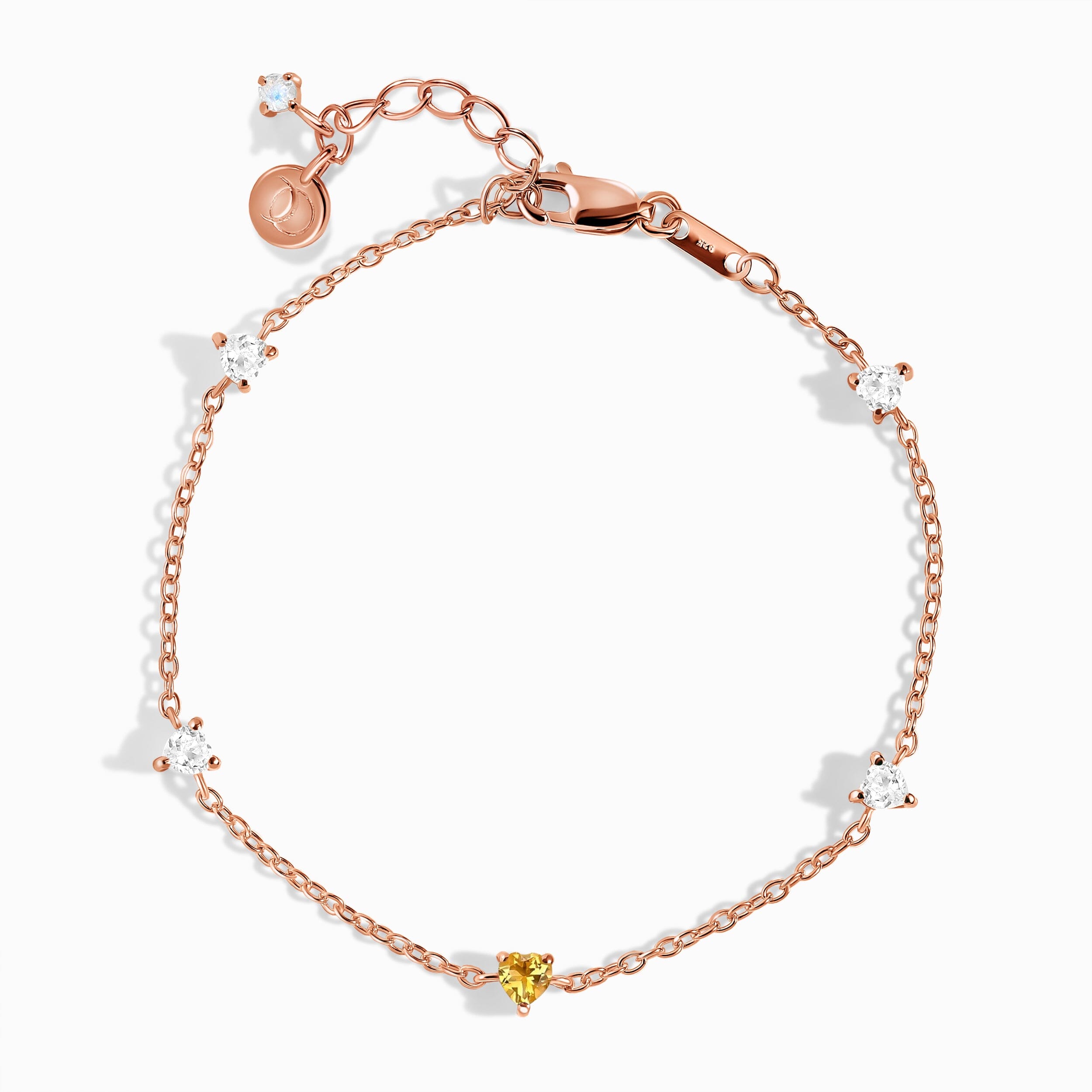 Citrine Never Without My Gem Bracelet - November Birthstone、mySite、hinf8tx79