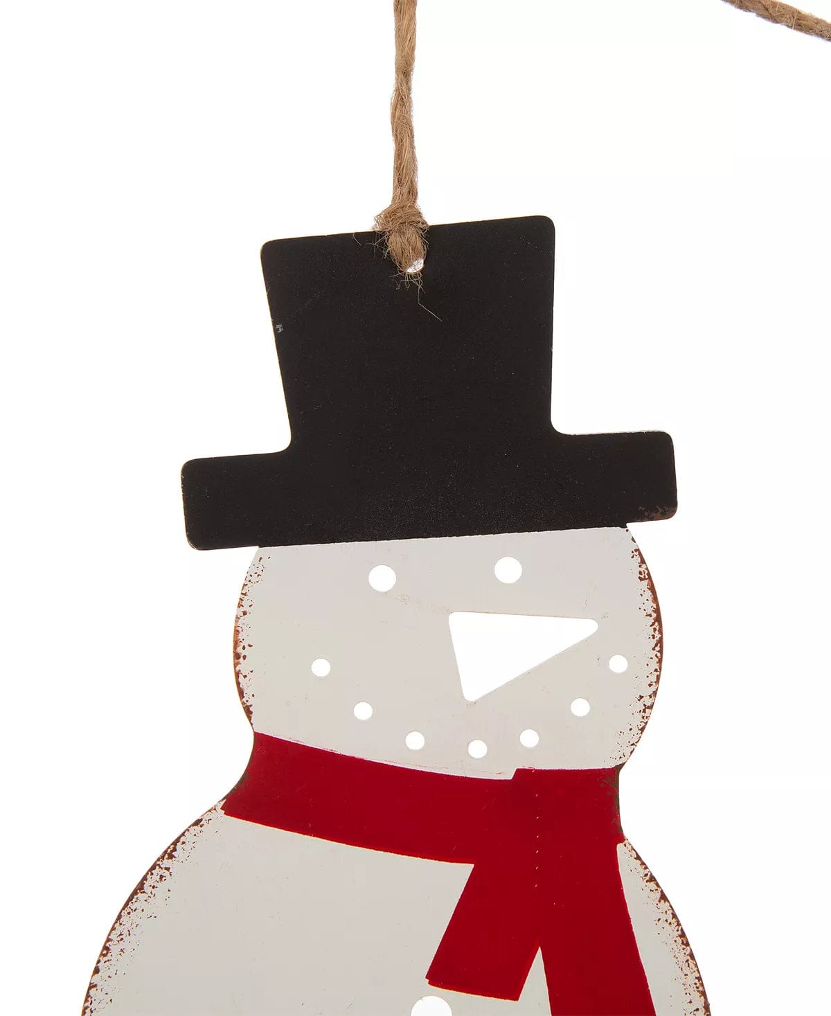 Christmas Metal Snowman Garland Imported Decoration for the Holiday Season、mySite、g9winljtr