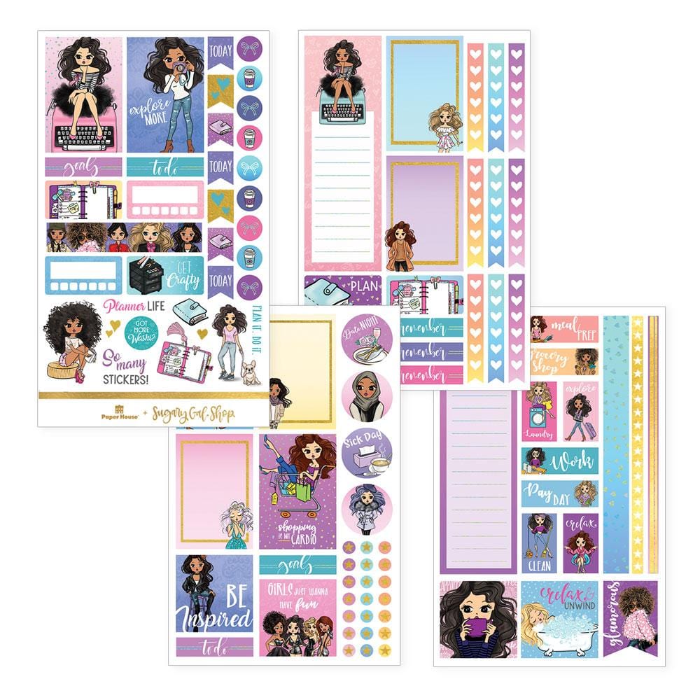  Planner Stickers - Planner Girl Weekly Kit、mySite、ghnorth