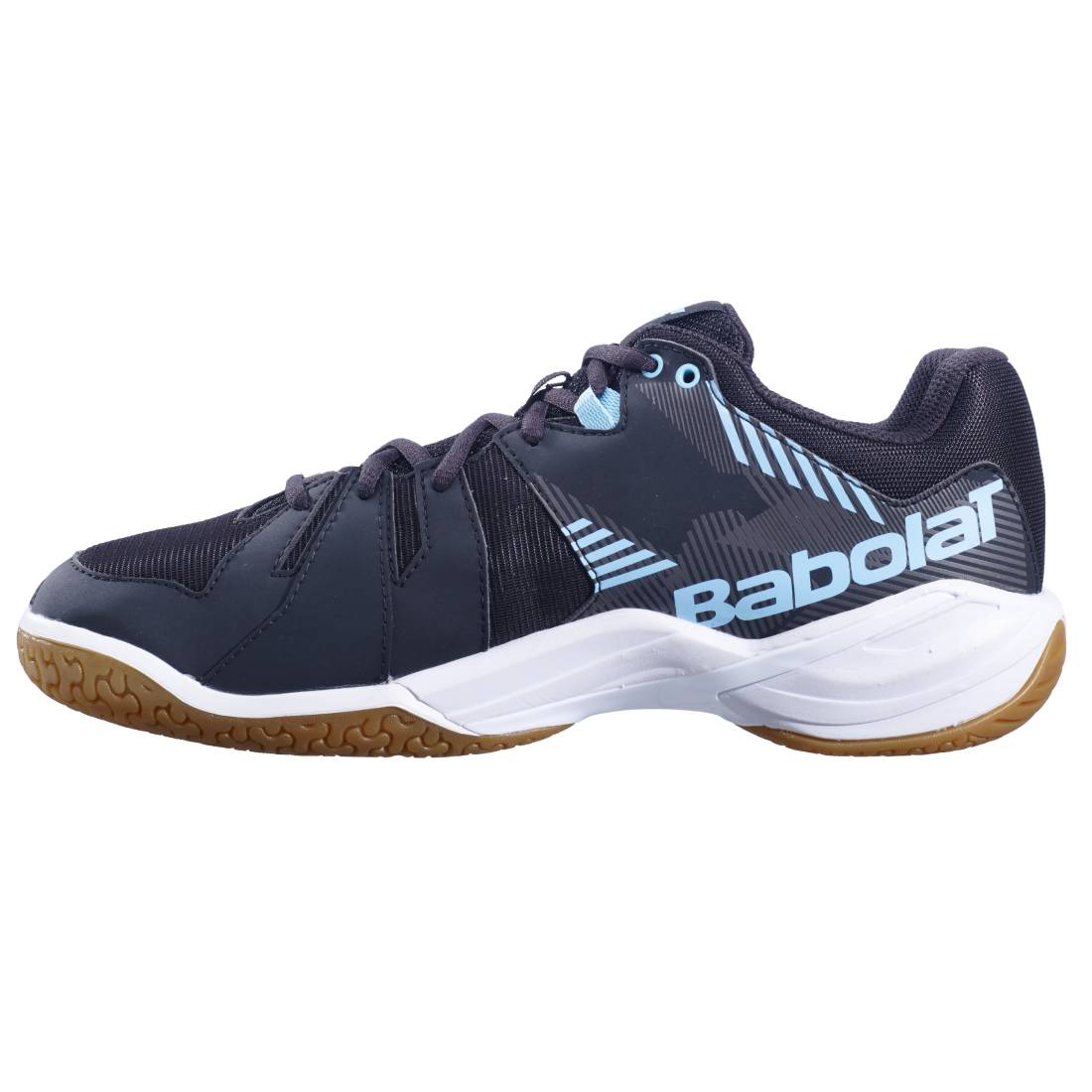 Babolat Shadow Spirit Men's Indoor Court Shoe (Black/Light Blue)