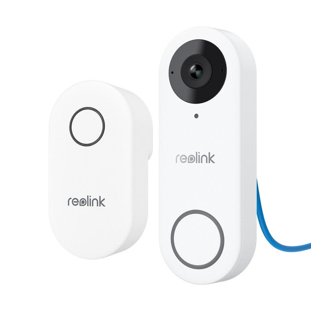 Reolink 2K+ Wired PoE Video Doorbell with Chime (White)、mySite、camillekostekn