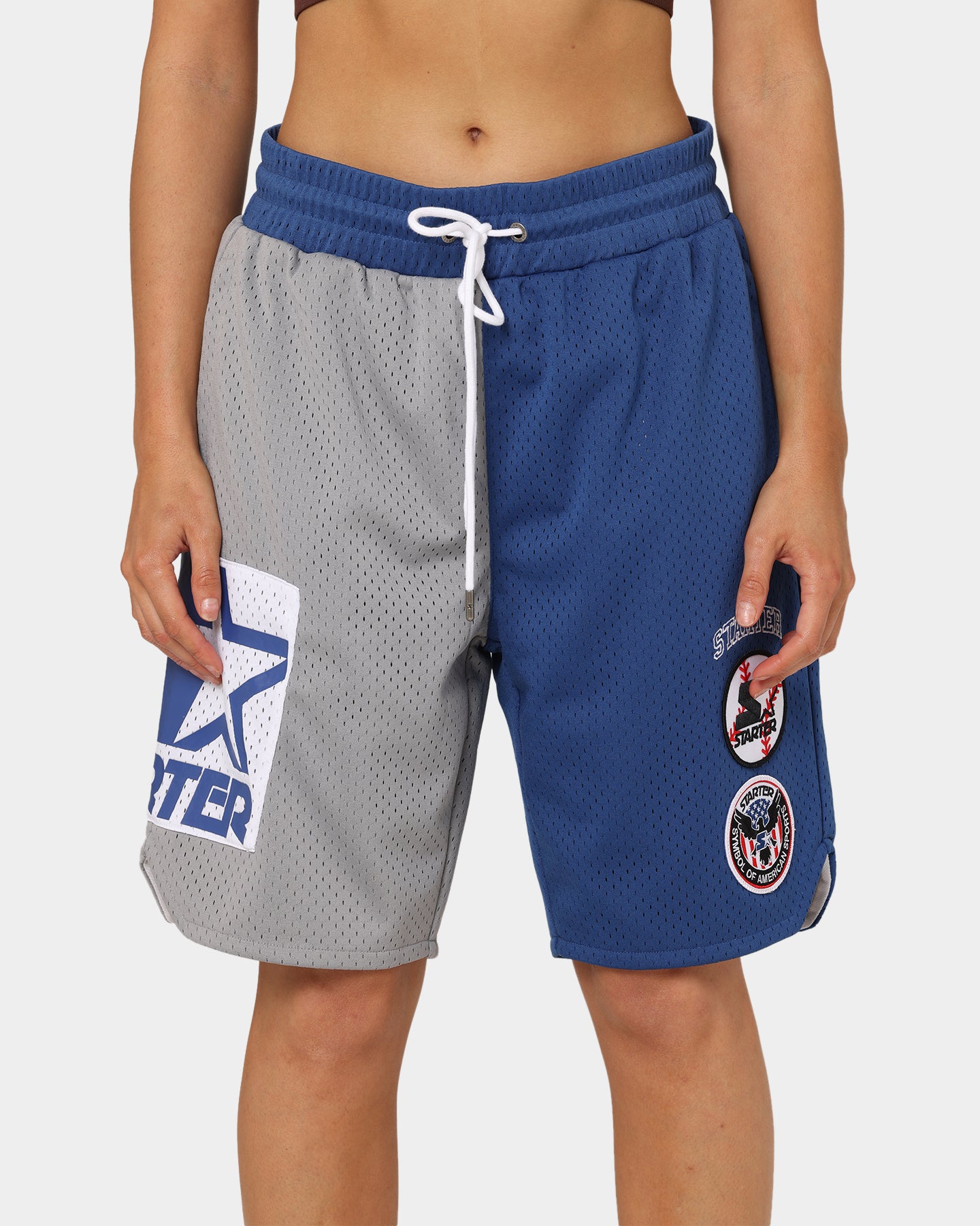 Starter Slider Mesh Shorts Blue/Grey、mySite、zt4zffjzw