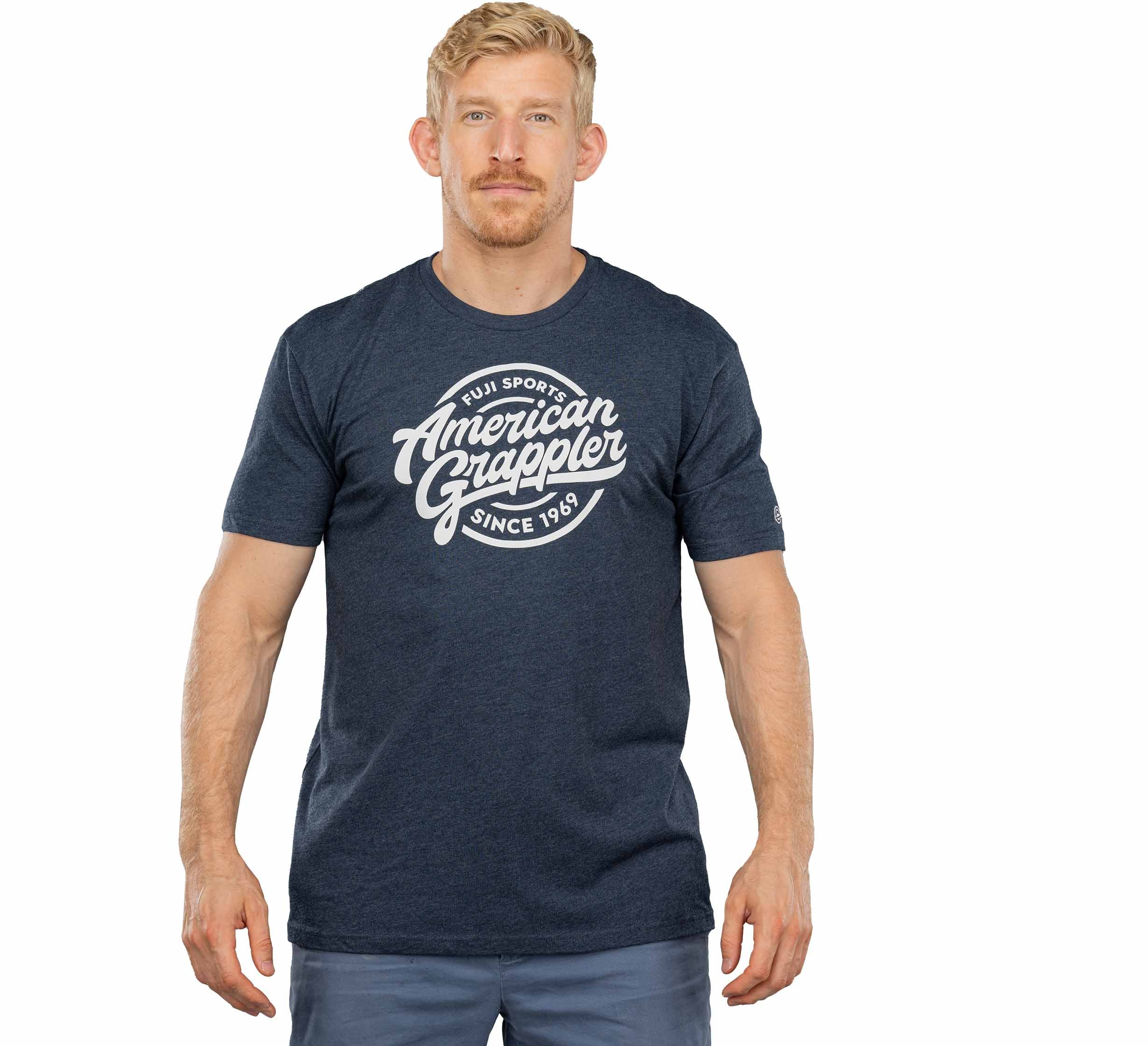 American Grappler T-Shirt Navy、mySite、gigharbornorthrealestate