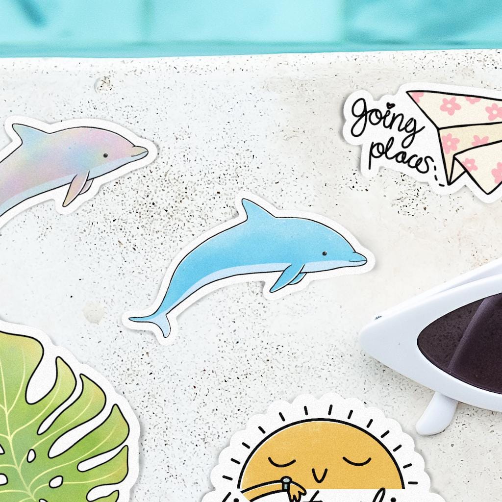  Dolphin Aesthetic Sticker、mySite、elrpsem3k
