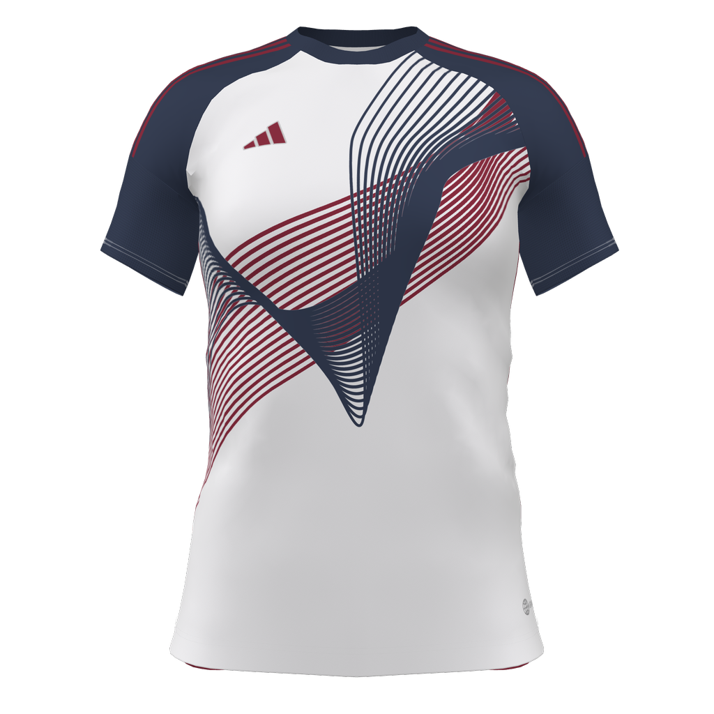 adidas Womens Competition 25 Custom Jersey San Ramon FC - White、mySite、noshort