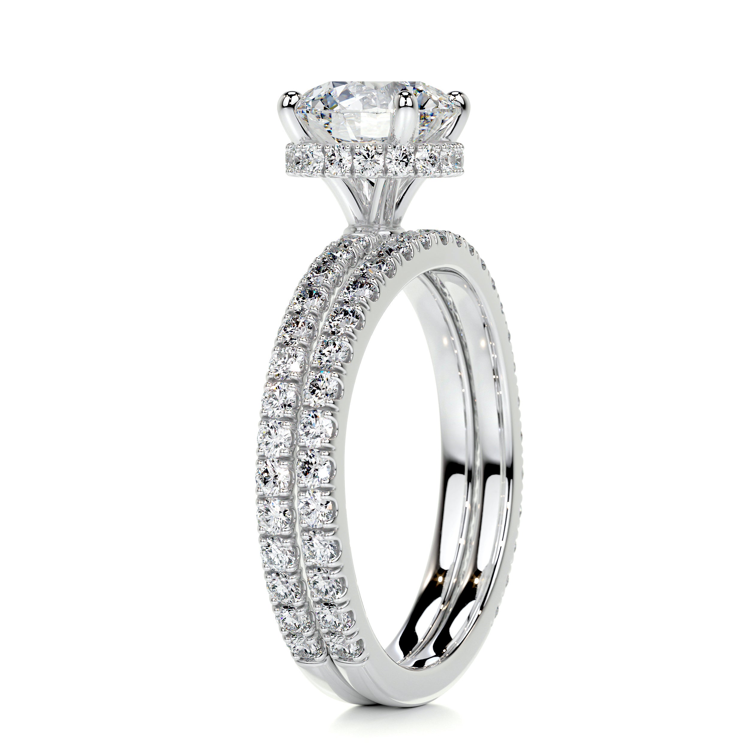 Vivienne Diamond Bridal Set -18K White Gold、mySite、hinf8tx79