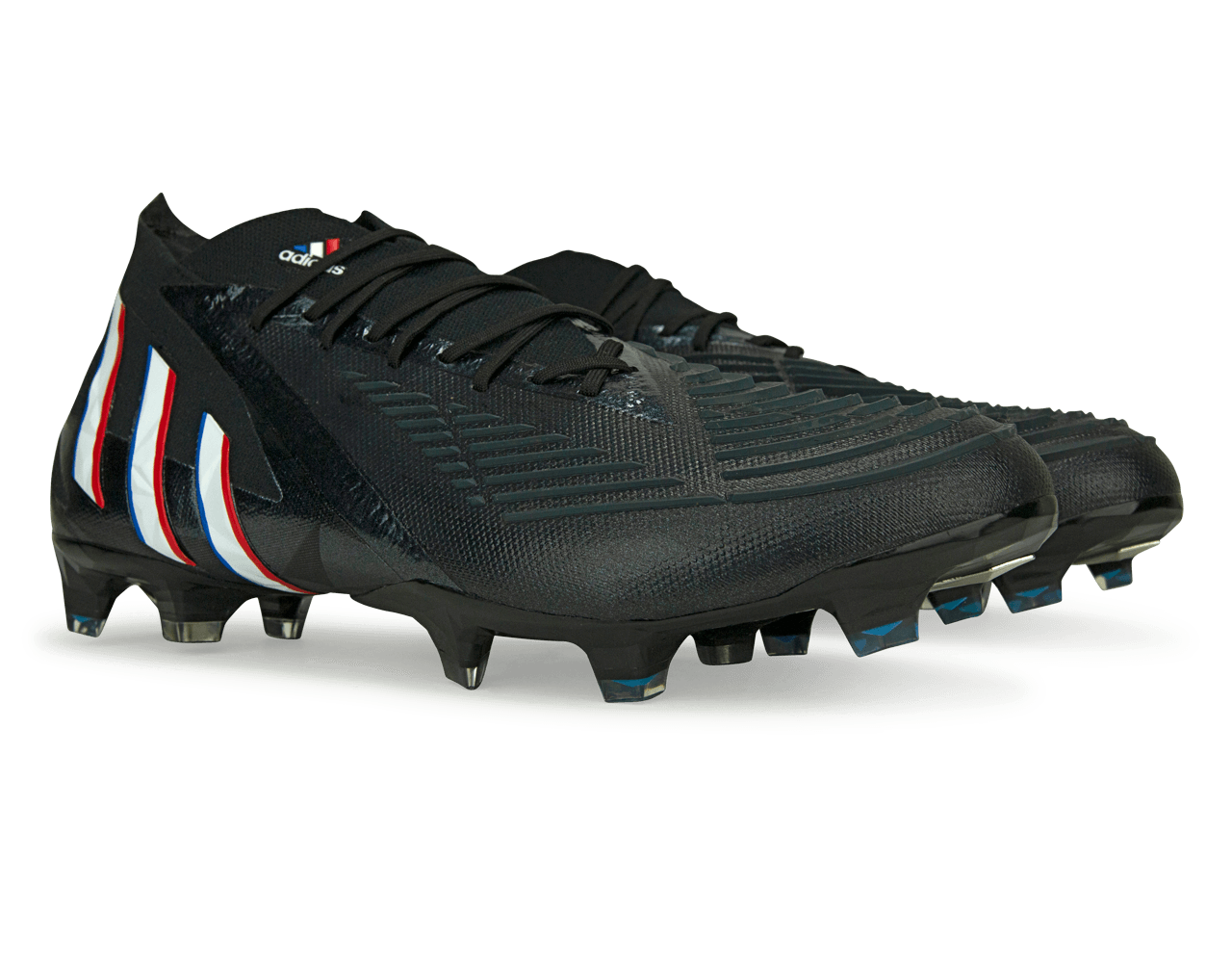 adidas Men's Predator Edge.1 FG Black/White/Blue、mySite、bottomscart