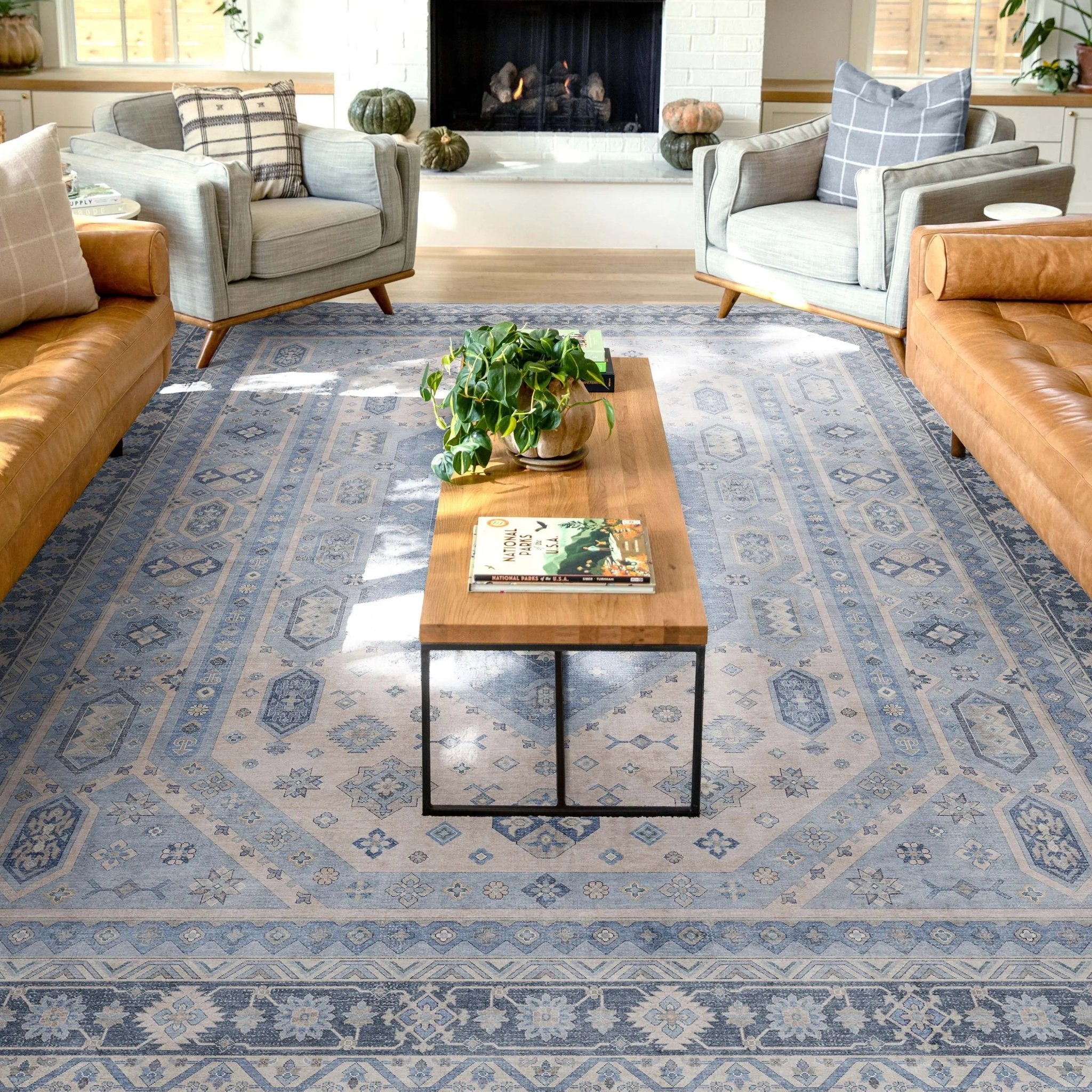 Nicosia Vintage Tribal Medallion Flat-Weave Rug、mySite、gigharbornorthrealestate