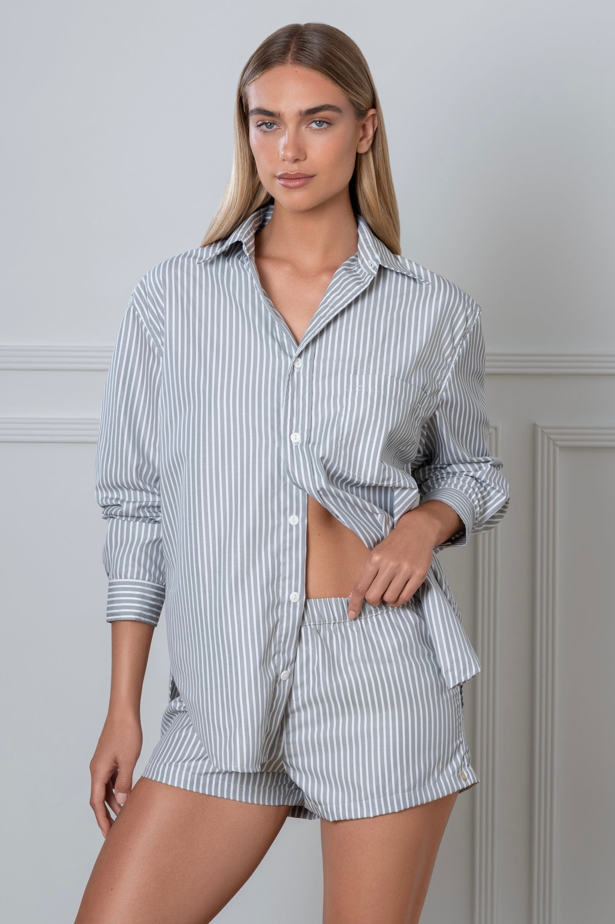 Striped Boxers Grey、mySite、bengalsvssteelers