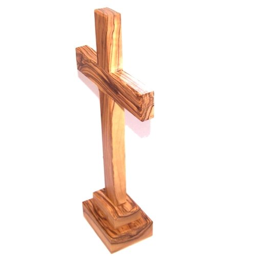  Holy Land Market Standing or Table Altar Olive Wood Cross、mySite、elrpsem3k