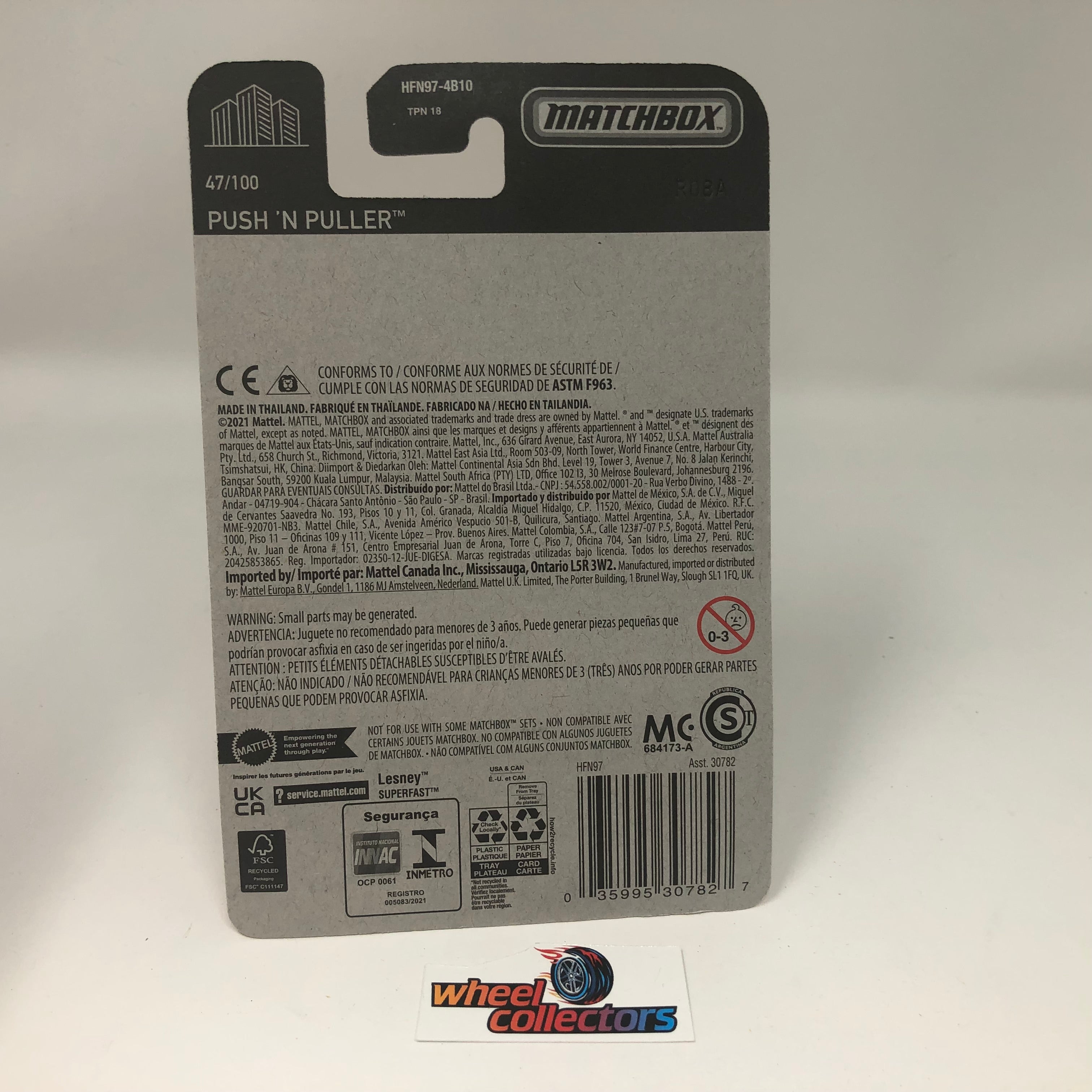 Push 'N Puller #47 * Red * 2022 Matchbox Case C Release、mySite、hgirdovlk