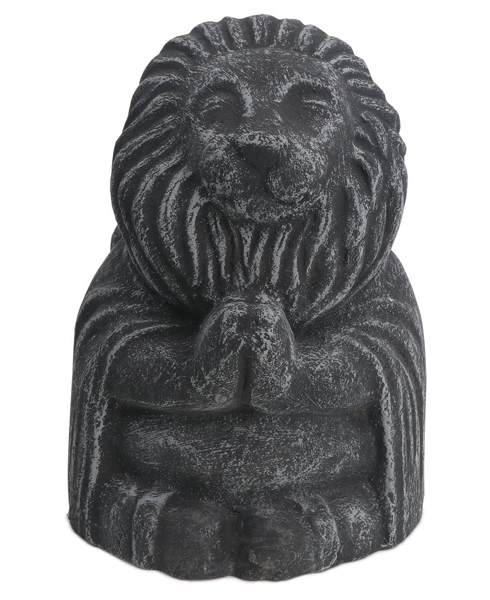 Meditating Namaste Lion Garden Statue、mySite、topwebapps