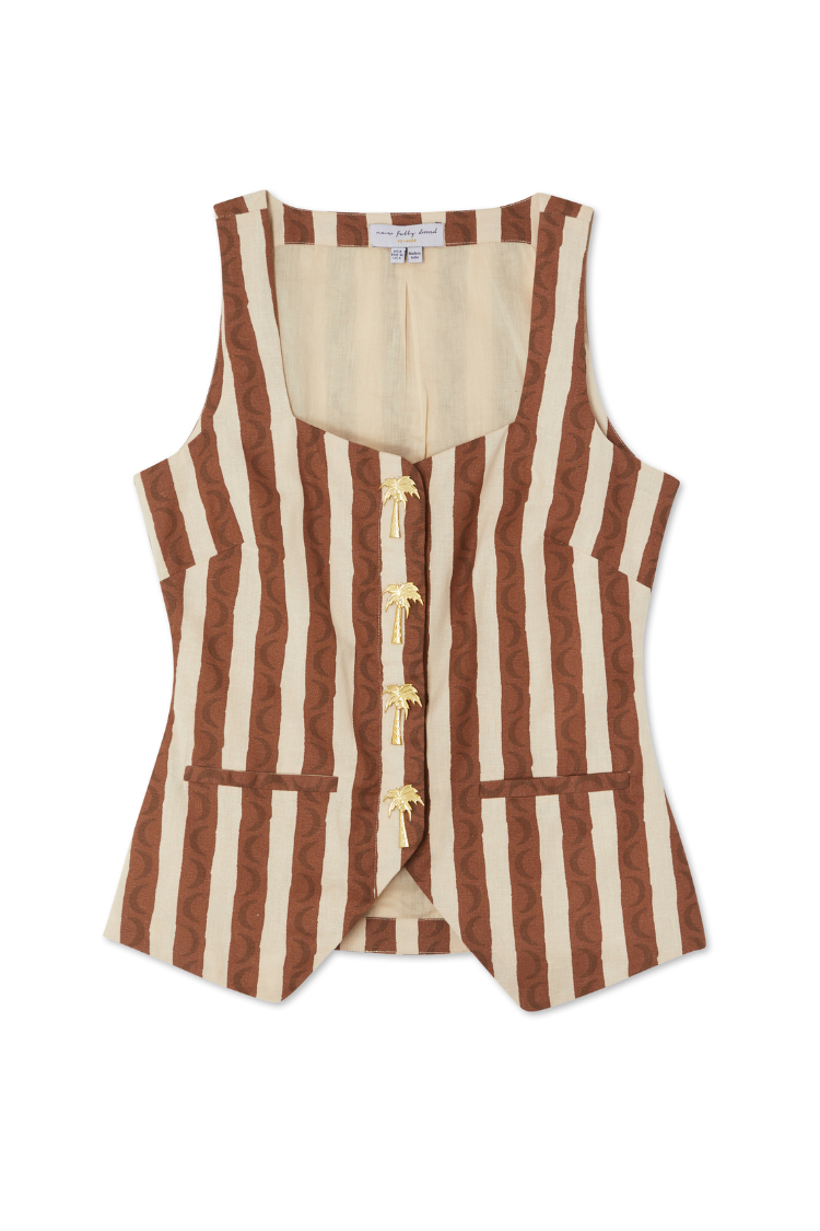 Chocolate Stripe Waistcoat、mySite、solidvoid