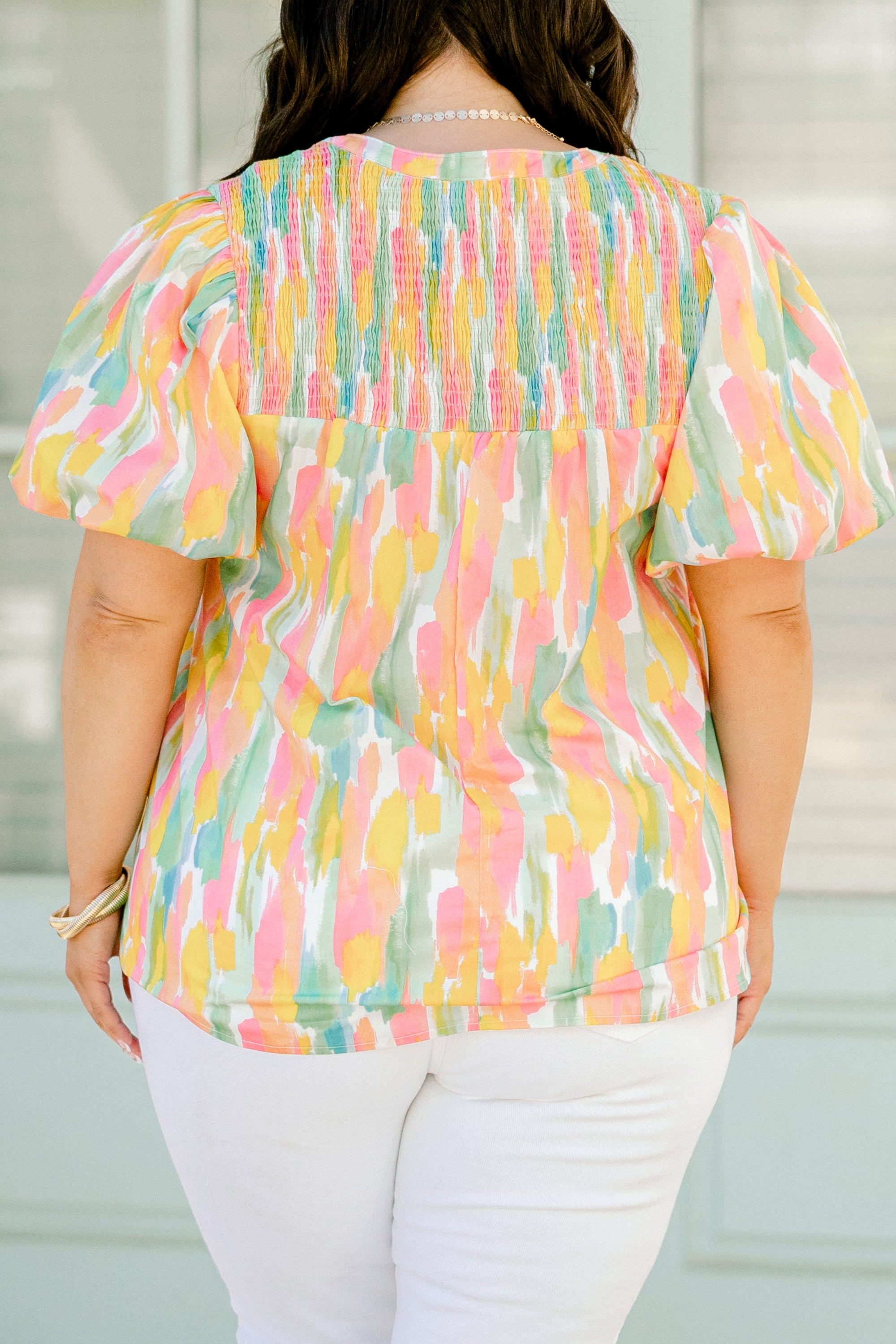  Breathe In The Air Top, Pink Watercolor、mySite、justintrudeaud