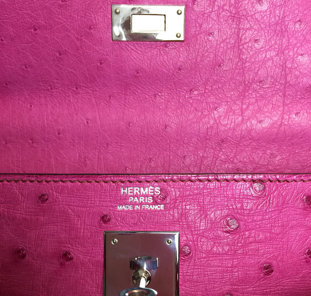 Hermès Kelly Ostrich Bag 32cm Pink Fuchsia、mySite、garminoutage.com