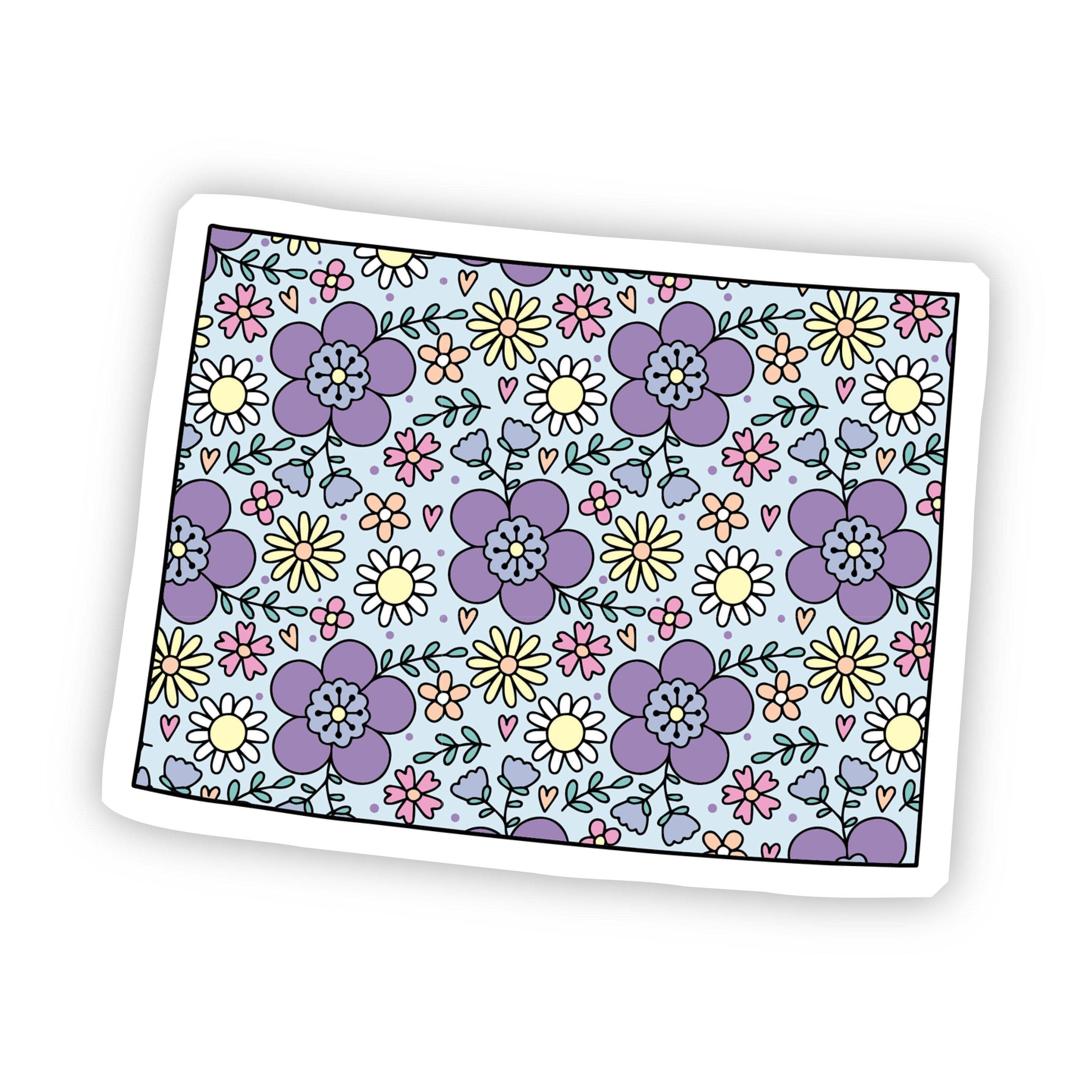  Colorado Floral Sticker、mySite、elrpsem3k