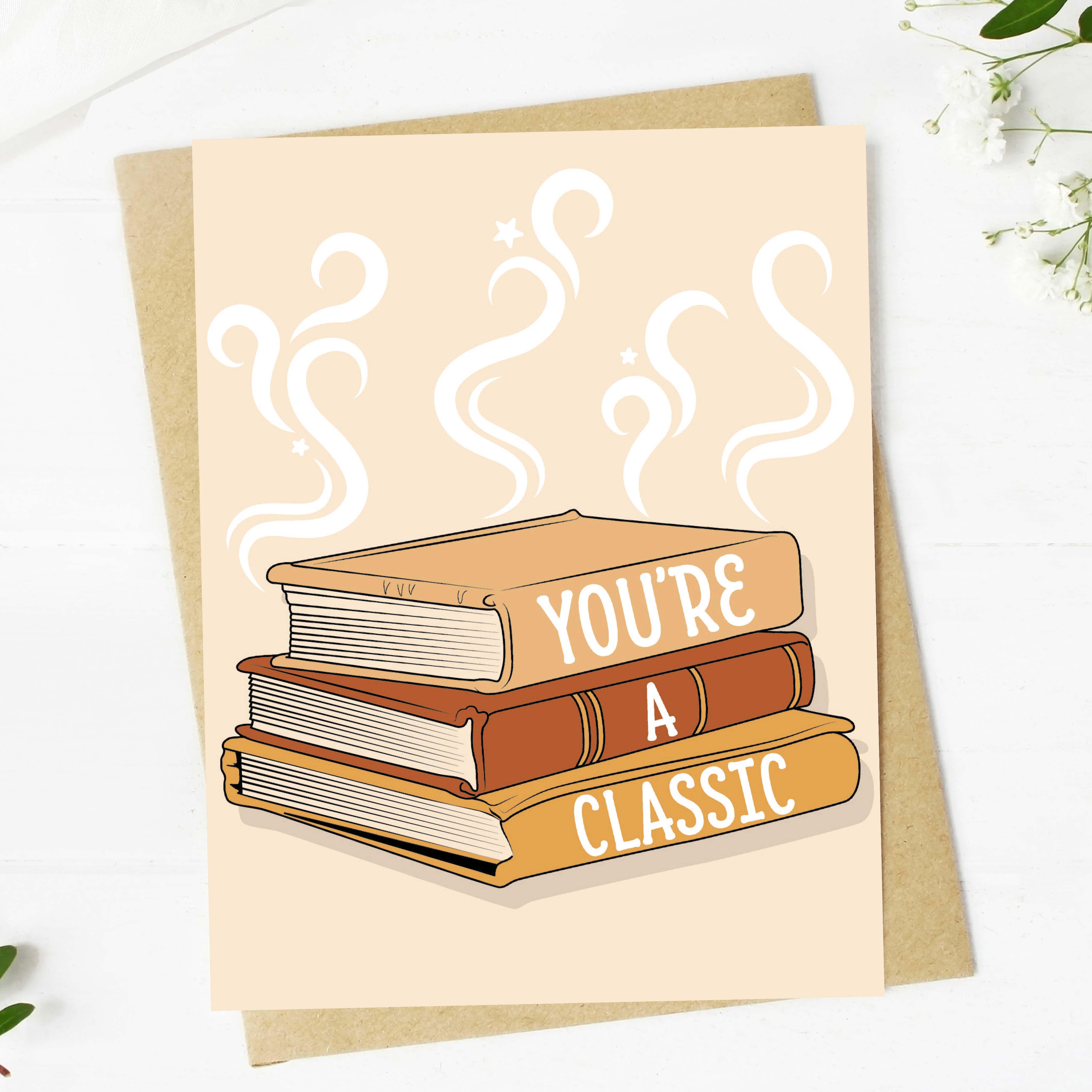  You're a classic Book Reading Thank You Card、mySite、elrpsem3k